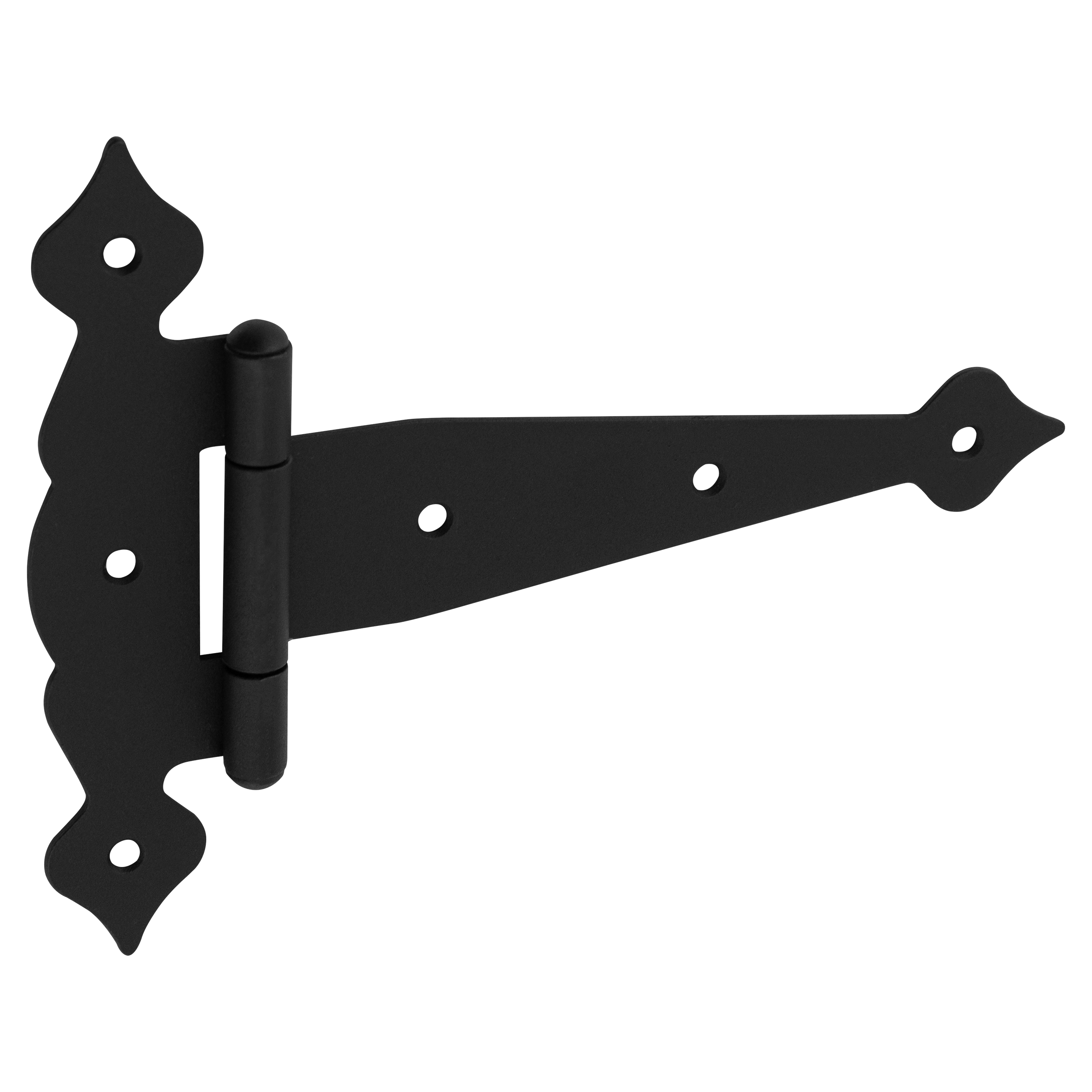 Dekoratives Dreiecksscharnier T-Scharnier - ZTO | schwarz | 200 mm Dekoratives Dreiecksscharnier ZTO 200, 200 mm, 200x50x190x2,5 mm, DC01-Baustahl, schwarz.
