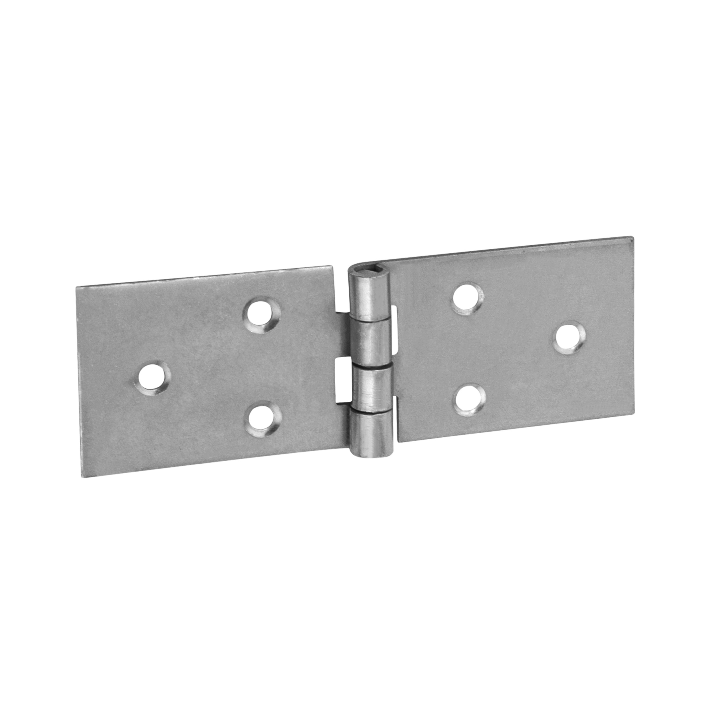 Flachscharnier Bauscharnier Scharnier - Z | silber | 100x70 mm Flaches Konstruktionsscharnier, geflochten Z 100/35, 100 mm, silber, 35 mm, 100x35x1,5 mm.