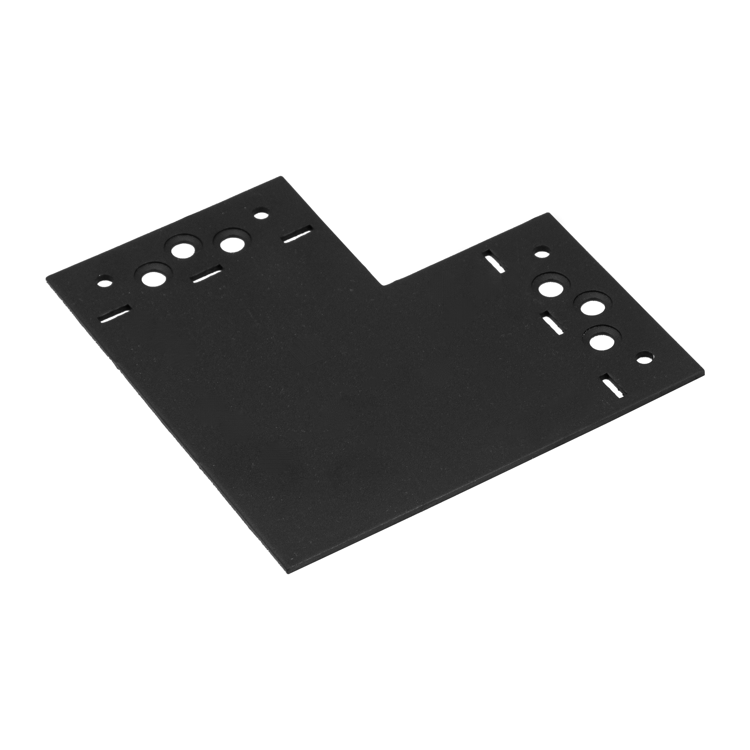 Dekorativer Eck-Flachverbinder für Pergola - SDLPD 1 | 146x146x85 mm | schwarz Flacher dekorativer Eckverbinder für Pergola SDLPD 1, 146x146x85 mm, schwarz, 146x146x85x2,5 mm, DX51D-Baustahl.