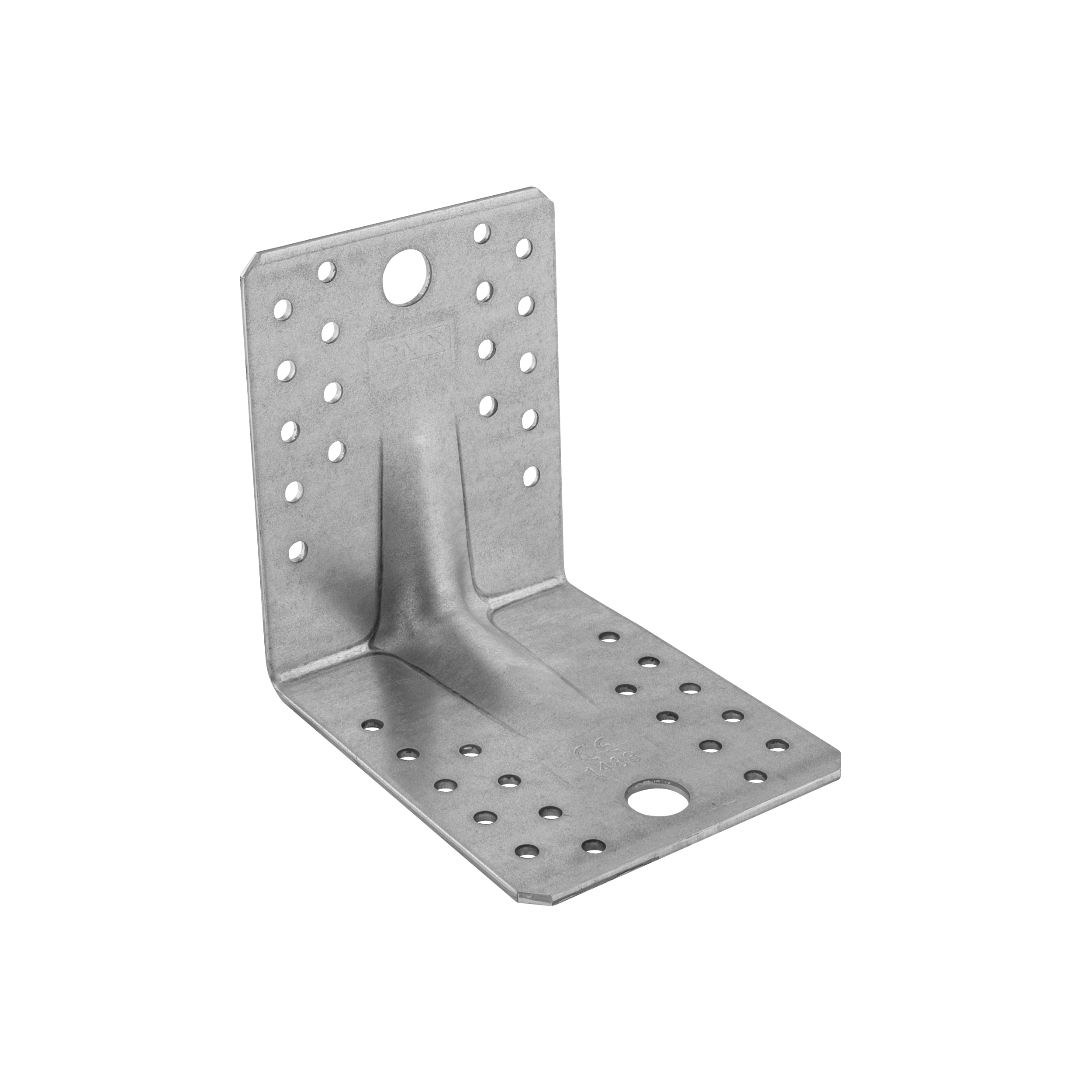 Schwerlastwinkel mit Sicke Winkelverbinder Holzverbinder feuerverzinkt - KP 2 | 105x105x90 mm | 2,5 mm VerstÀrkte Winkel - VerstÀrkter Zimmermannswinkel mit PrÀgung KP 2, 105x105x90 mm, 2,5 mm, 105x105x90x2,5 mm.
