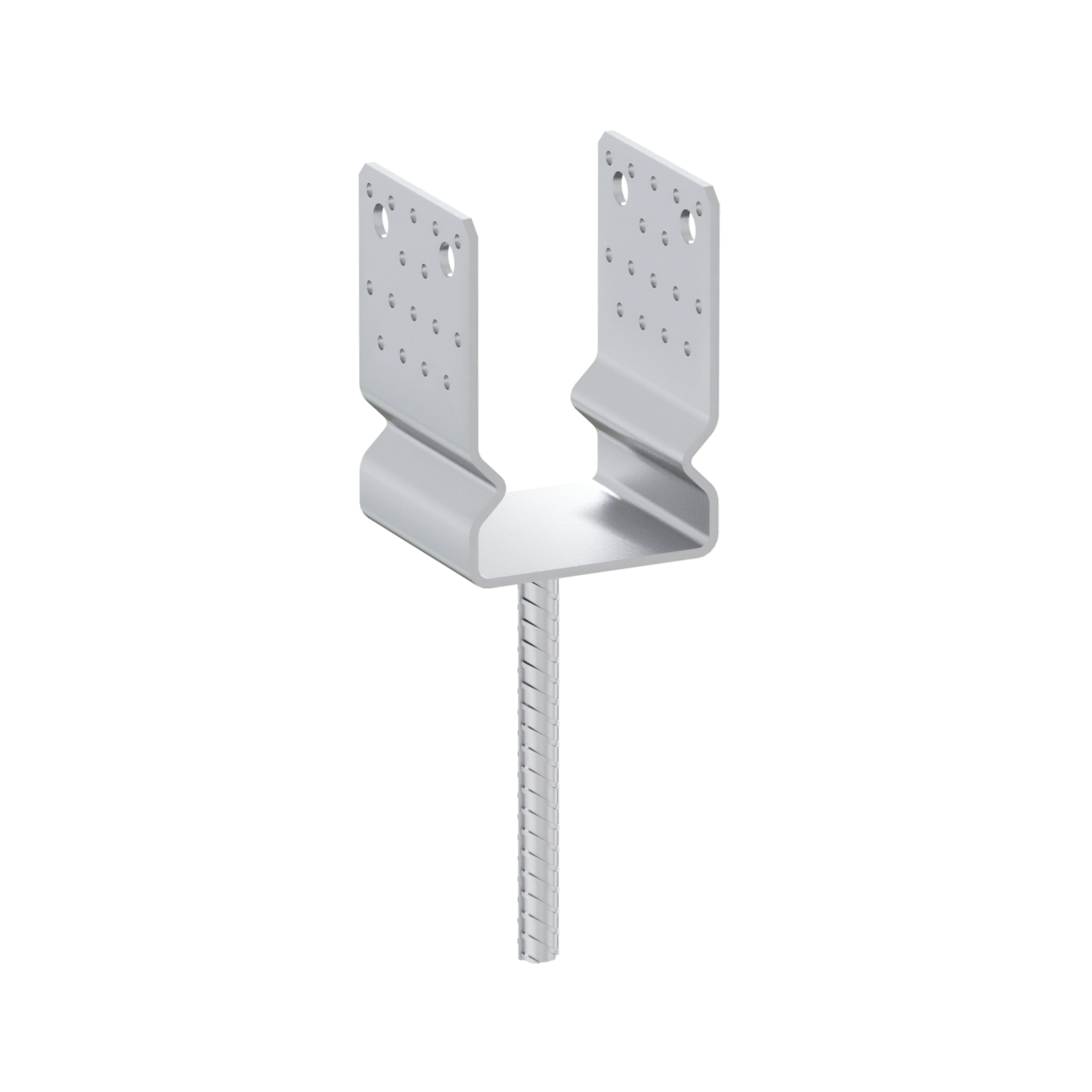 Podstawa słupa kotwa typ U wielopunktowa z siodełkiem - PSSZ | 100 mm