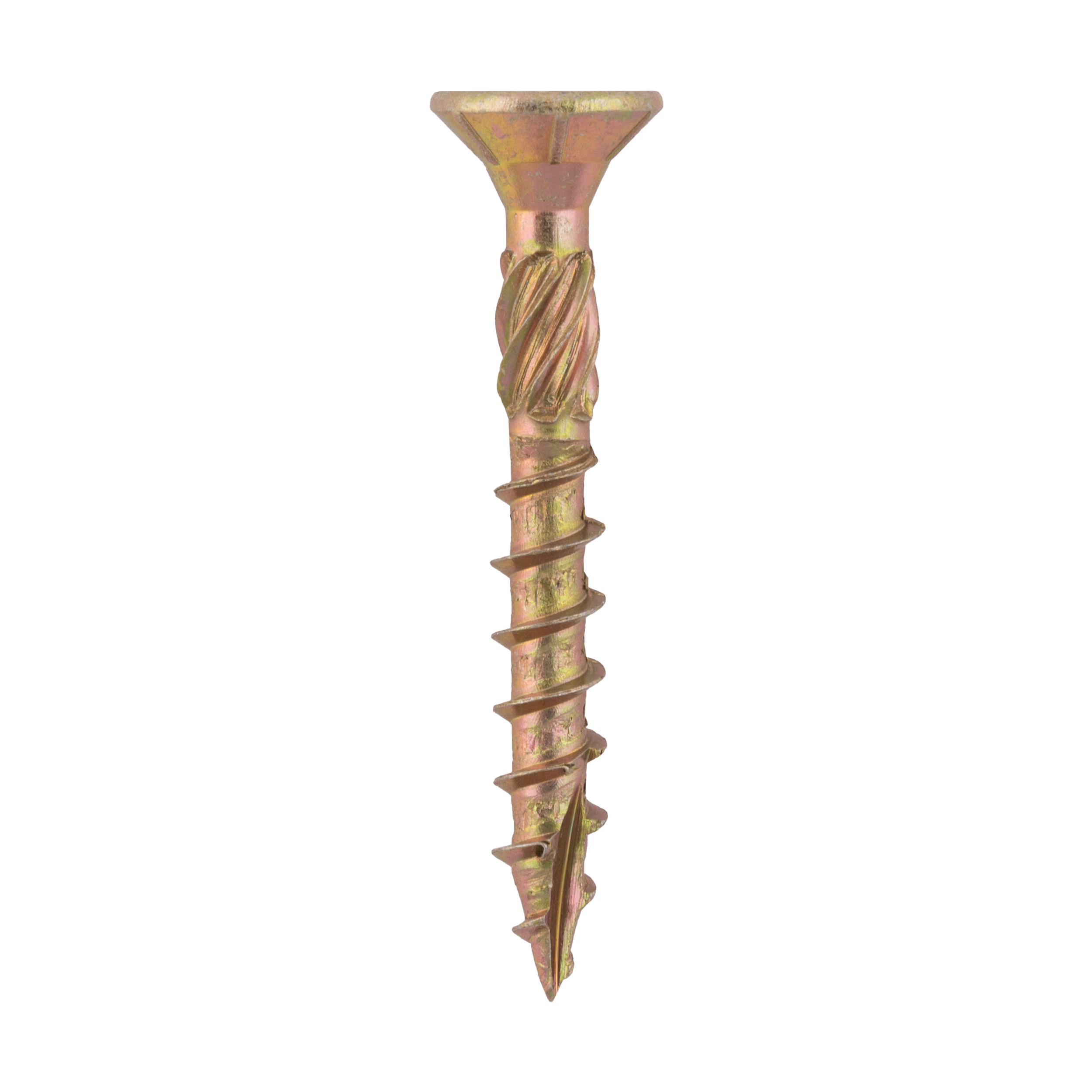 Holzschrauben Senkkopf TORX Teilgewinde - CS | 5 x 40 mm | gelb verzinkt | 200 Stk. TORX CS konische Zimmermannsschrauben fĂŒr Holz, 5x40 mm, Gold, 200 Stk., 5x40 mm.