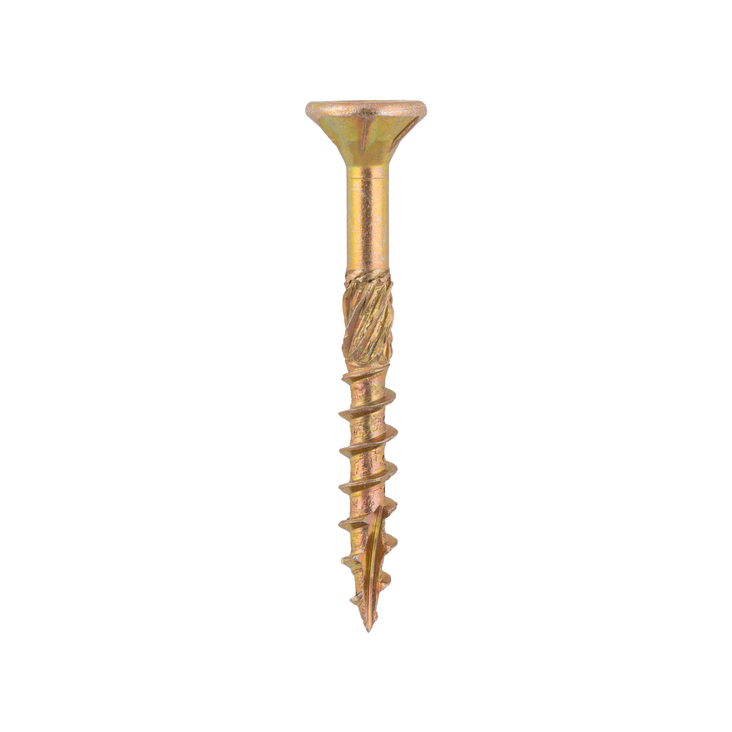 Holzschrauben Senkkopf TORX Teilgewinde - CS | 4 x 35 mm | gelb verzinkt | 200 Stk. TORX CS konische Zimmermannsschrauben fĂŒr Holz, 4x35 mm, Gold, 200 Stk., 4x35 mm.