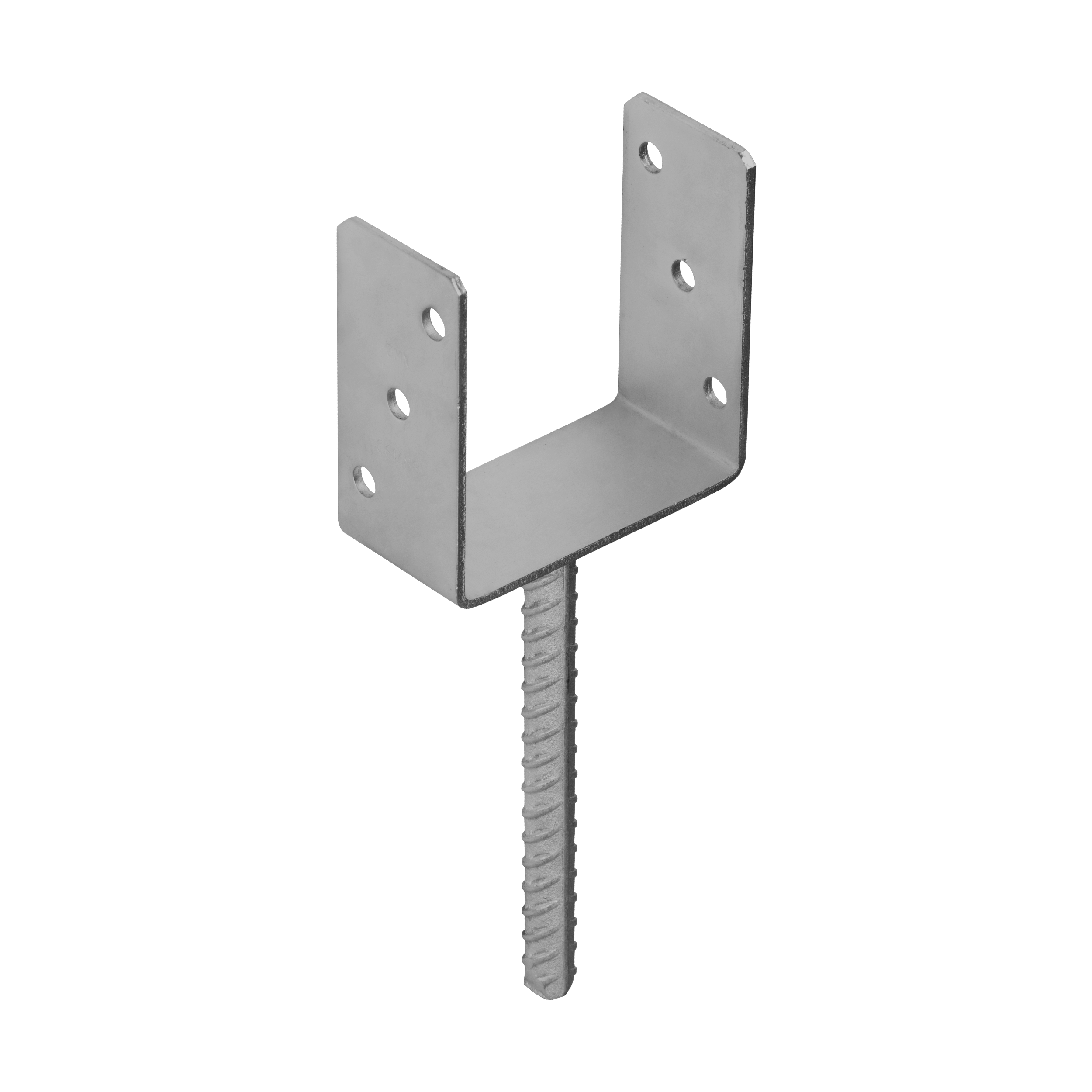 U Pfostenträger zum Einbetonieren Pfostenanker Stützen Betonanker - PS | 120 mm | feuerverzinkt Mastfuß-Betonanker Typ U PS, 120 mm, silber feuerverzinkt, 121x120x60x4,0 mm, im Elementset.