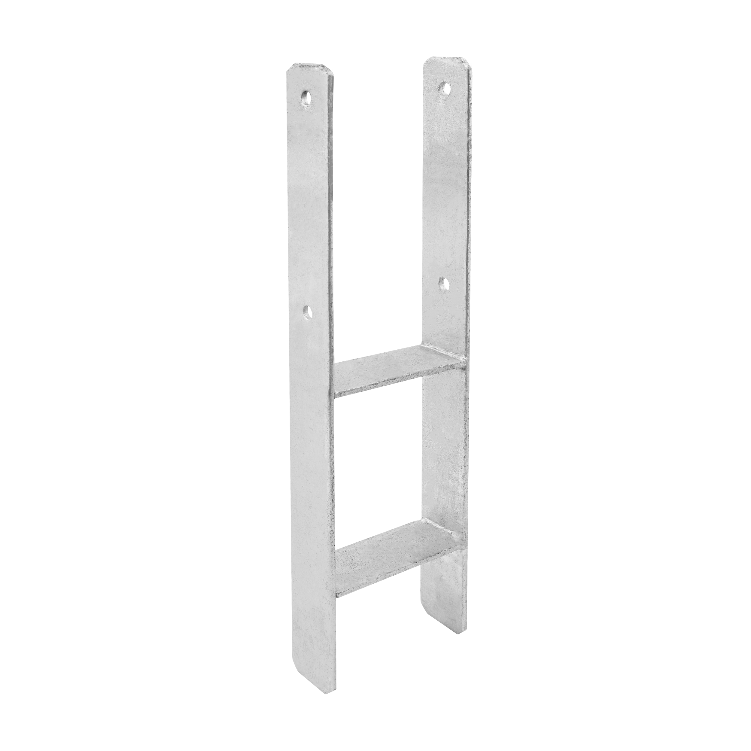 H Anker zum Einbetonieren zum Einmauern Pfostenanker Stützen Betonanker - PSH | 140x600 mm | feuerverzinkt H-förmige Mastbasis zum Einbetten von PSH, 140 x 600 mm, 141 x 600 x 6,0 mm, im Elementsatz enthalten.