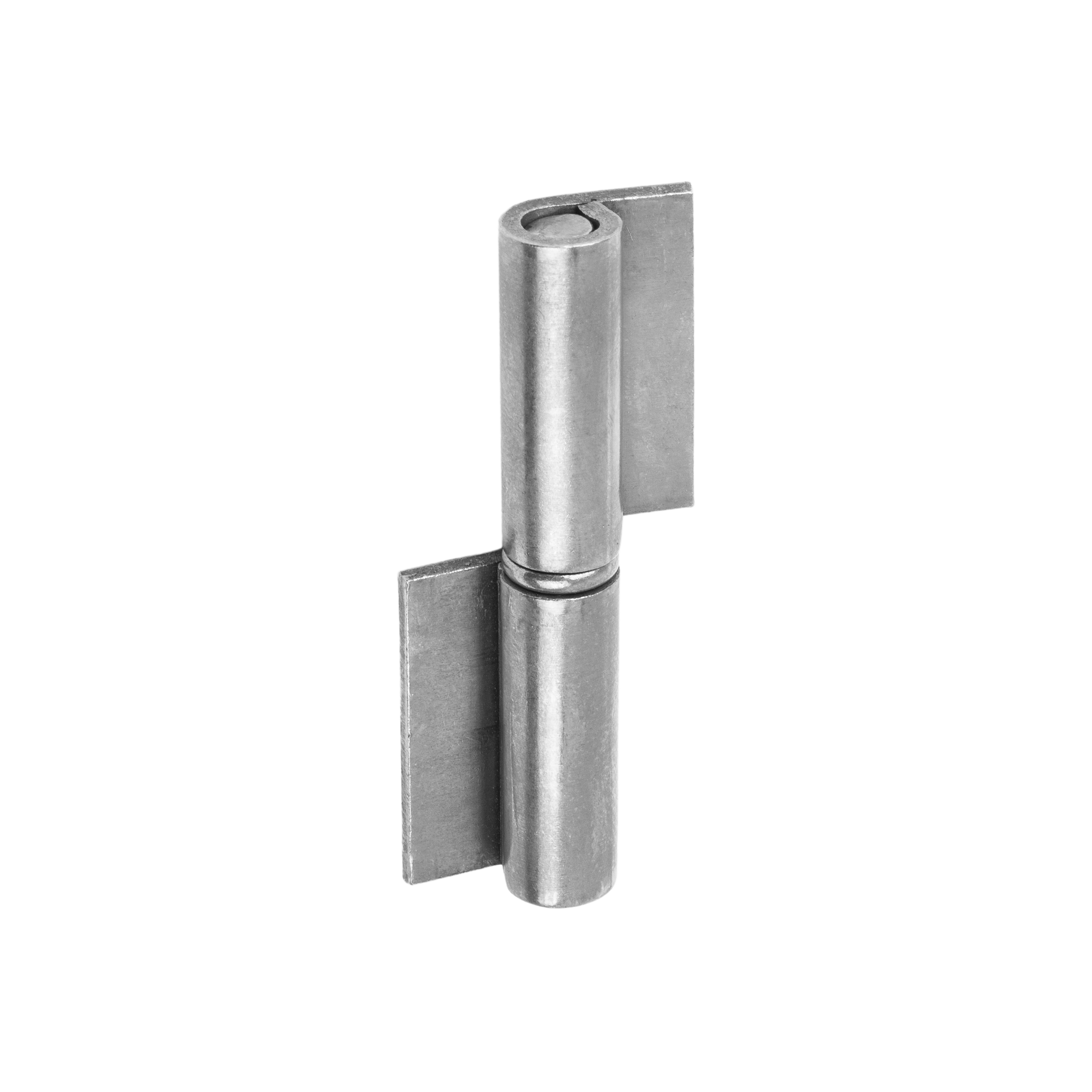 Aushängbares Anschweißscharnier zweiteilig - ZMP | 110x30 mm Zweiteiliges Flügelscharnier zum Anschweißen für das Schlupftor ZMP 110, 110 mm, 110x30x3,5 mm, Stahl, Schuss 2.