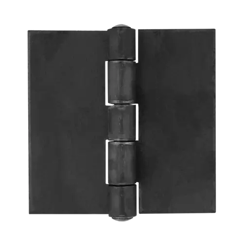 Schweres Anschweißband Bauscharnier - ZMC | 150x150 mm Starkes Konstruktionsscharnier zum Anschweißen ZMC 150/150, schwarz, 150 mm, 150x150x4,5 mm, Satz Elemente.
