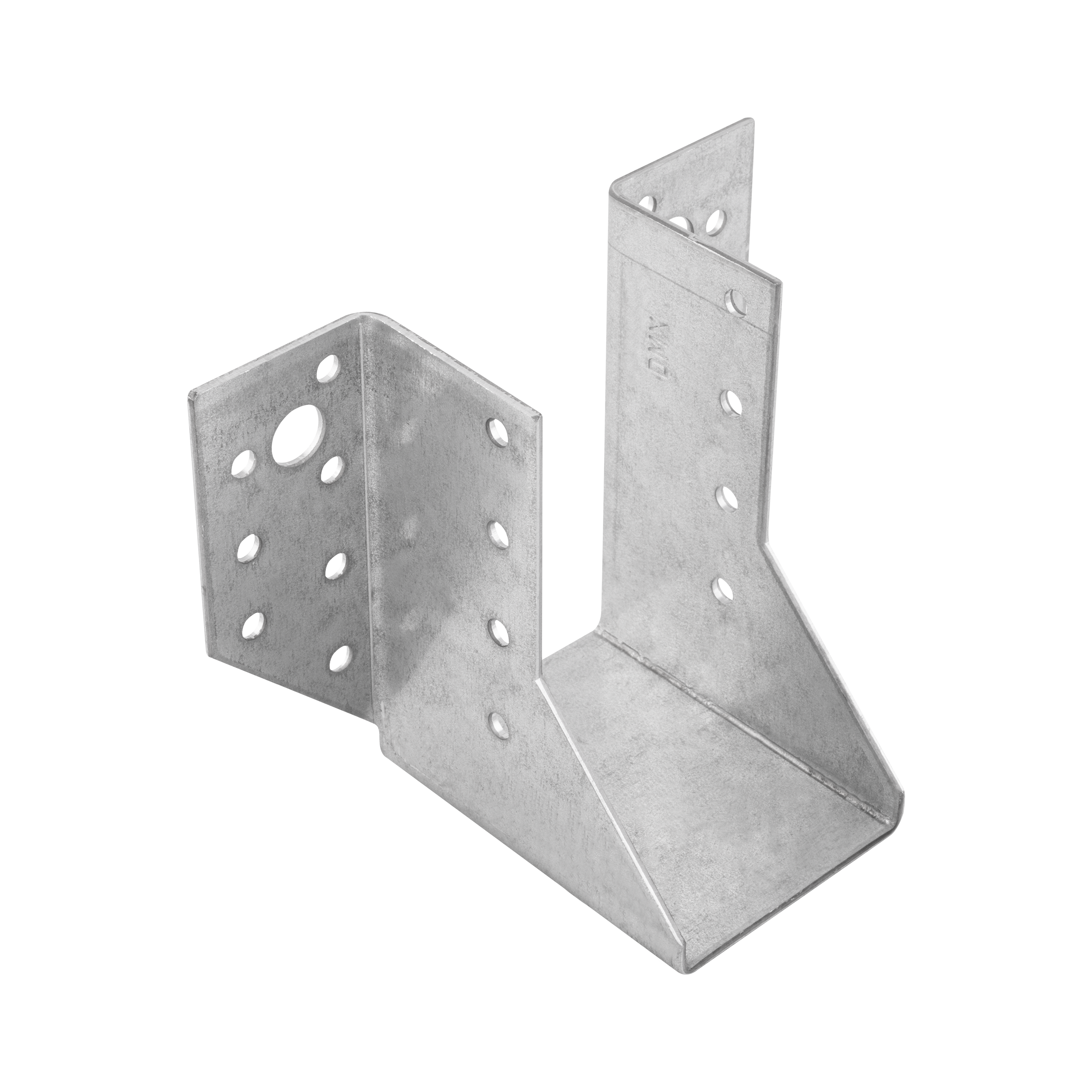 Wieszak belki uchwyt belki drewnianej - WB 57 | 51x94x75 mm | Srebrny