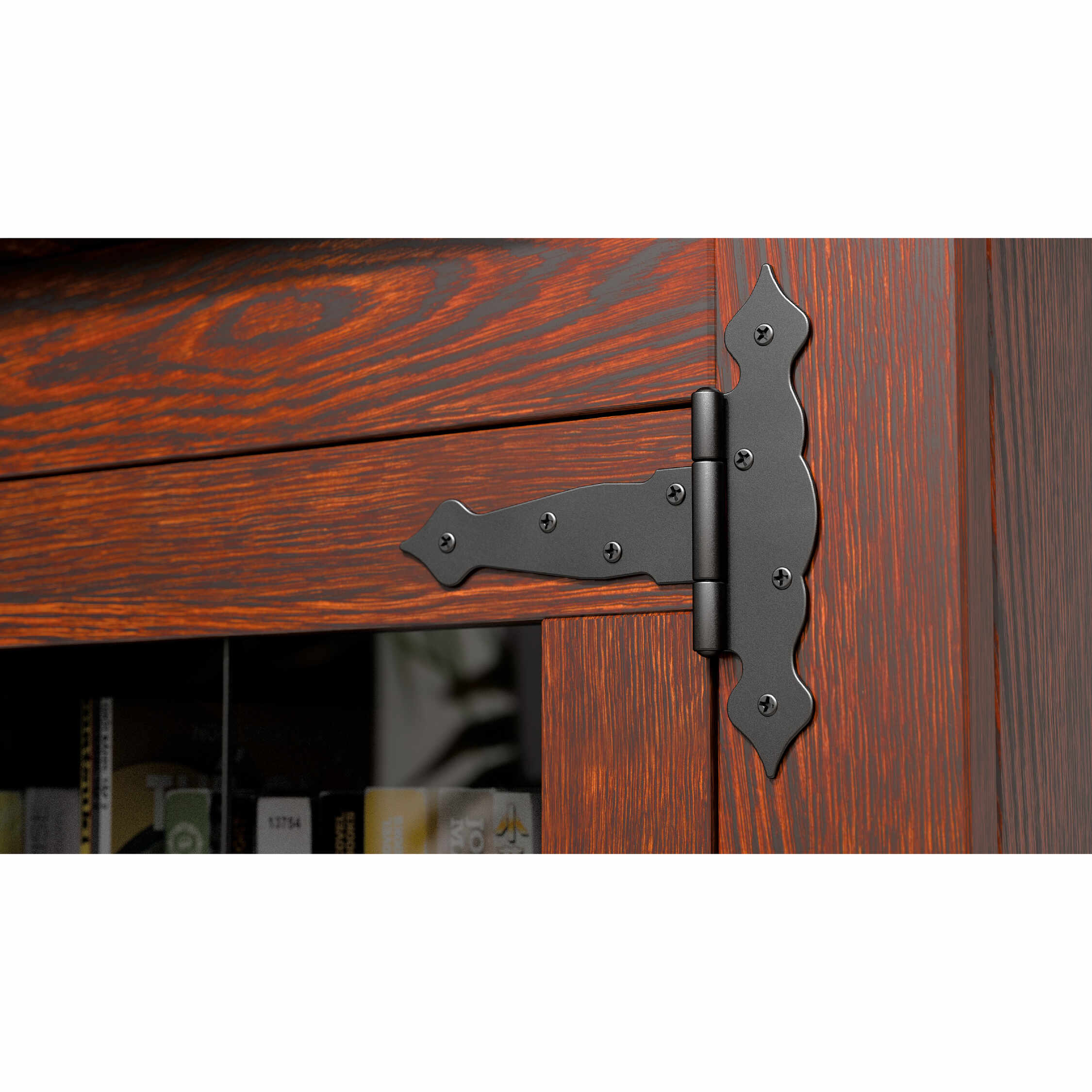 Dekoratives Dreiecksscharnier T-Scharnier - ZTO | schwarz | 200 mm Dekoratives Dreiecksscharnier ZTO 200, 200 mm, 200x50x190x2,5 mm, DC01-Baustahl, schwarz 1.
