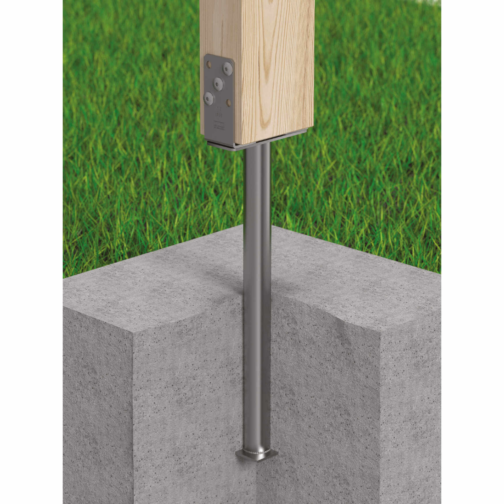 Podstawa słupa kotwa do wmurowania typ U regulowana - PSRU | 60-200 mm | Pręt 500 mm Podstawa słupa kotwa do wmurowania typ U regulowana - PSRU | 60-200 mm | Pręt 500 mm