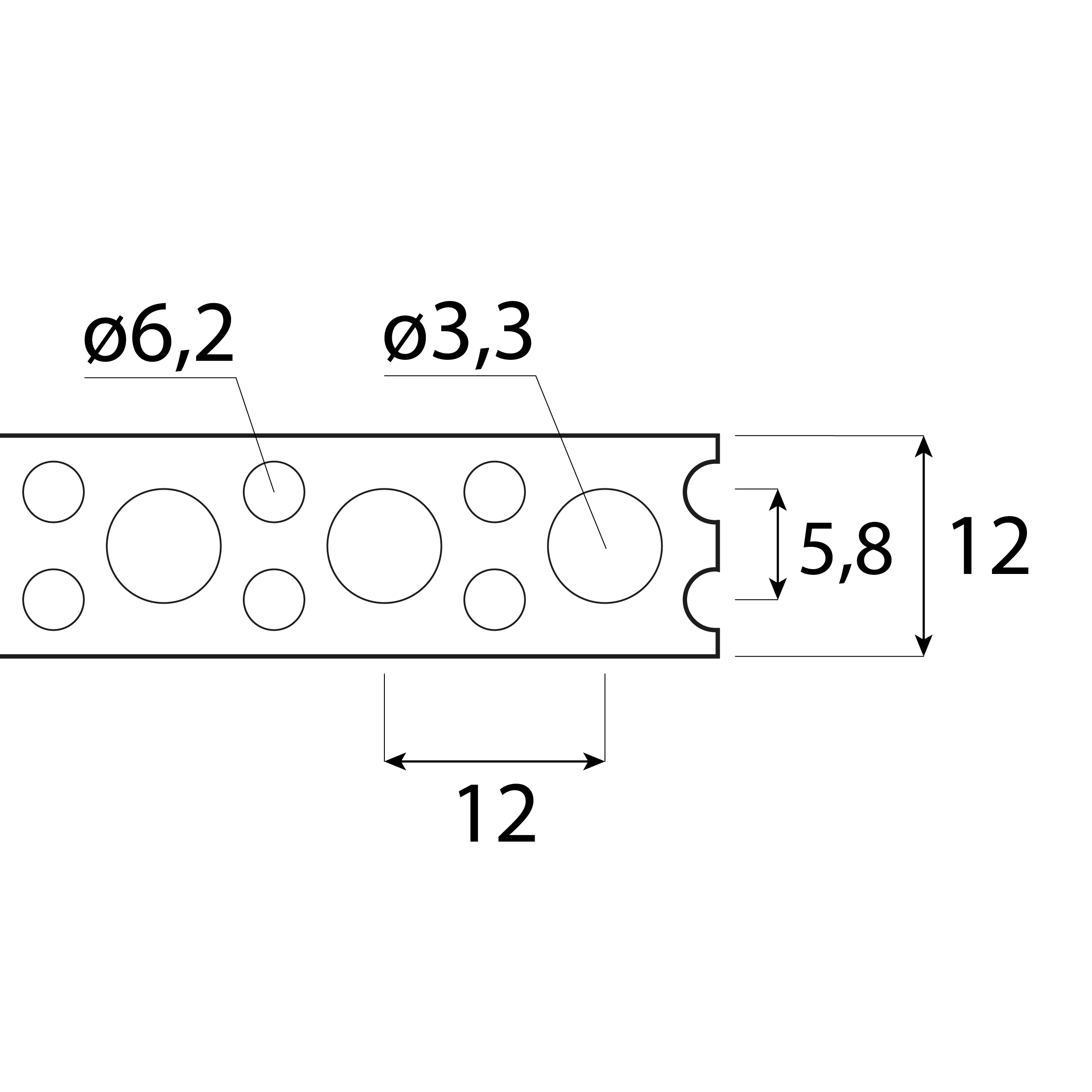 Taśma montażowa perforowana stal - TM 13 | 10 m | Srebrny | TM 13