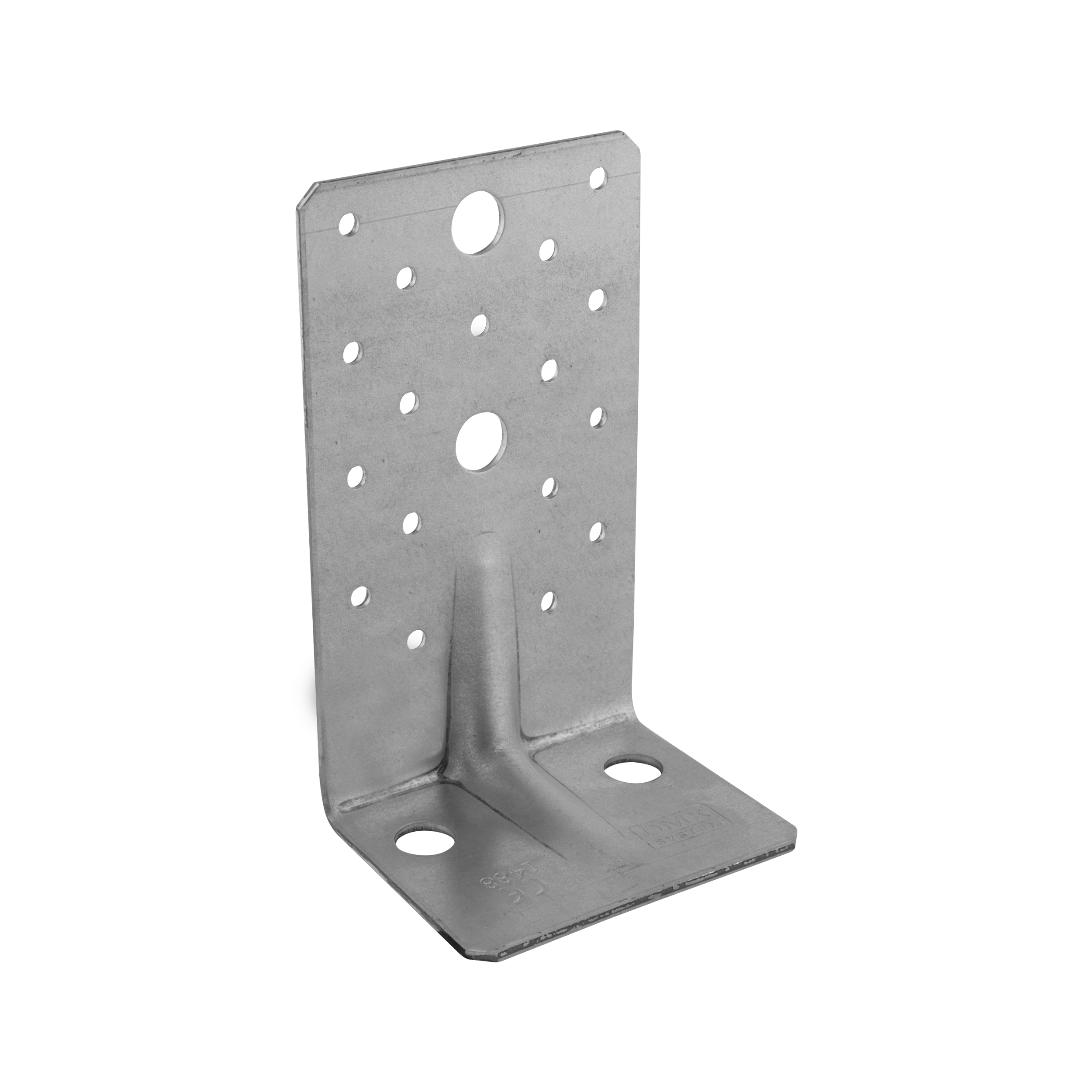 Kątownik ciesielski wzmocniony z przetłoczeniem - KP 8 | 145x70x90 mm | 2,5 mm