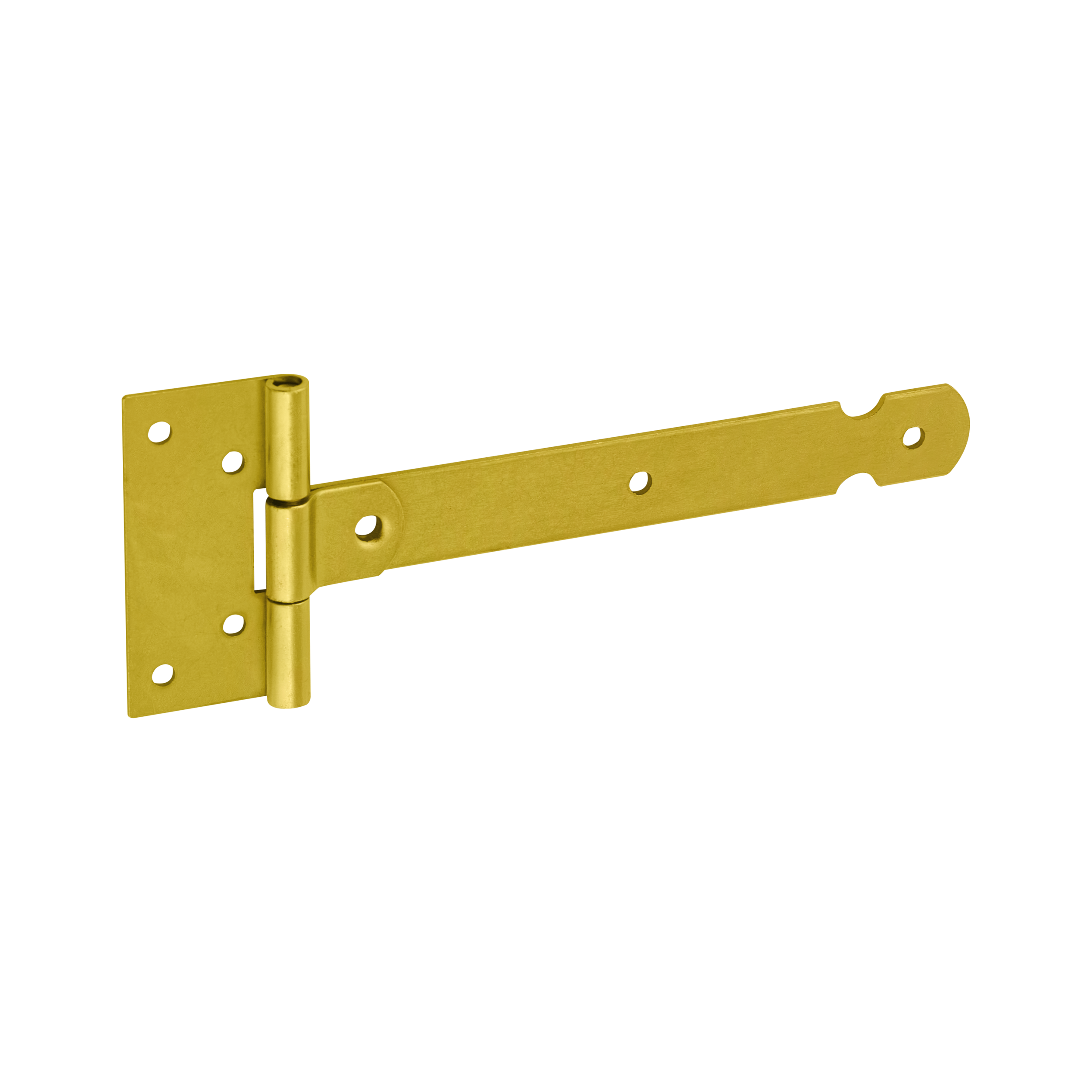 Gartentorband leicht Scharnier - ZBL | verzinkt | 150 mm Lichttorscharnier für ZBL 150, 150 mm Rolltor, gold, 65 mm, 150x32x1,5 mm.