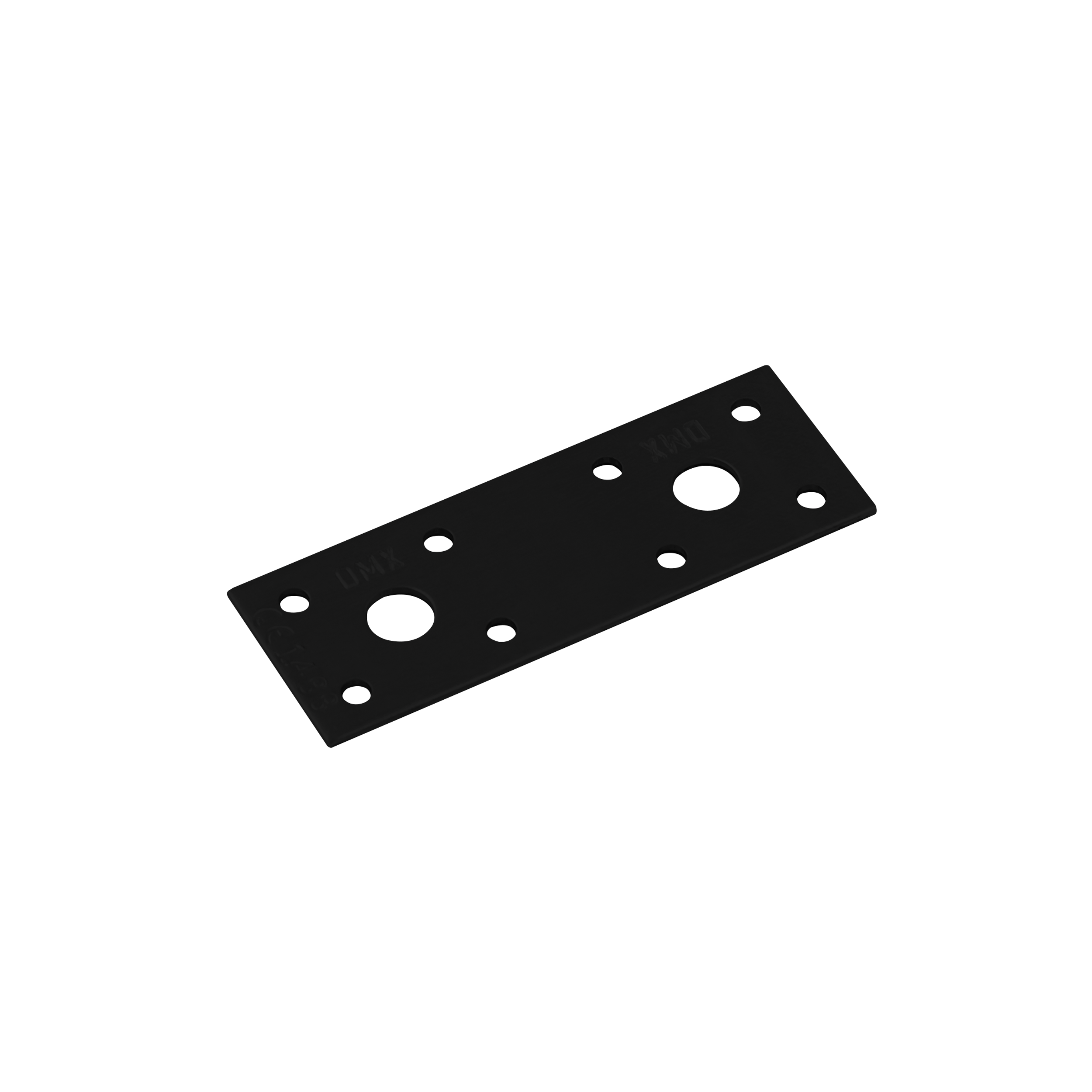 Flachverbinder Lochplatte Verbindungsblech Holzverbinder - LP 1 C | 100x35 mm | 2,5 mm| Schwarz Flachverbinder Flachschiene LP 1 C, 100x35 mm, 2,5 mm | schwarz, 100x35x2,5 mm, DX51D-Baustahl, im Elementsatz enthalten.