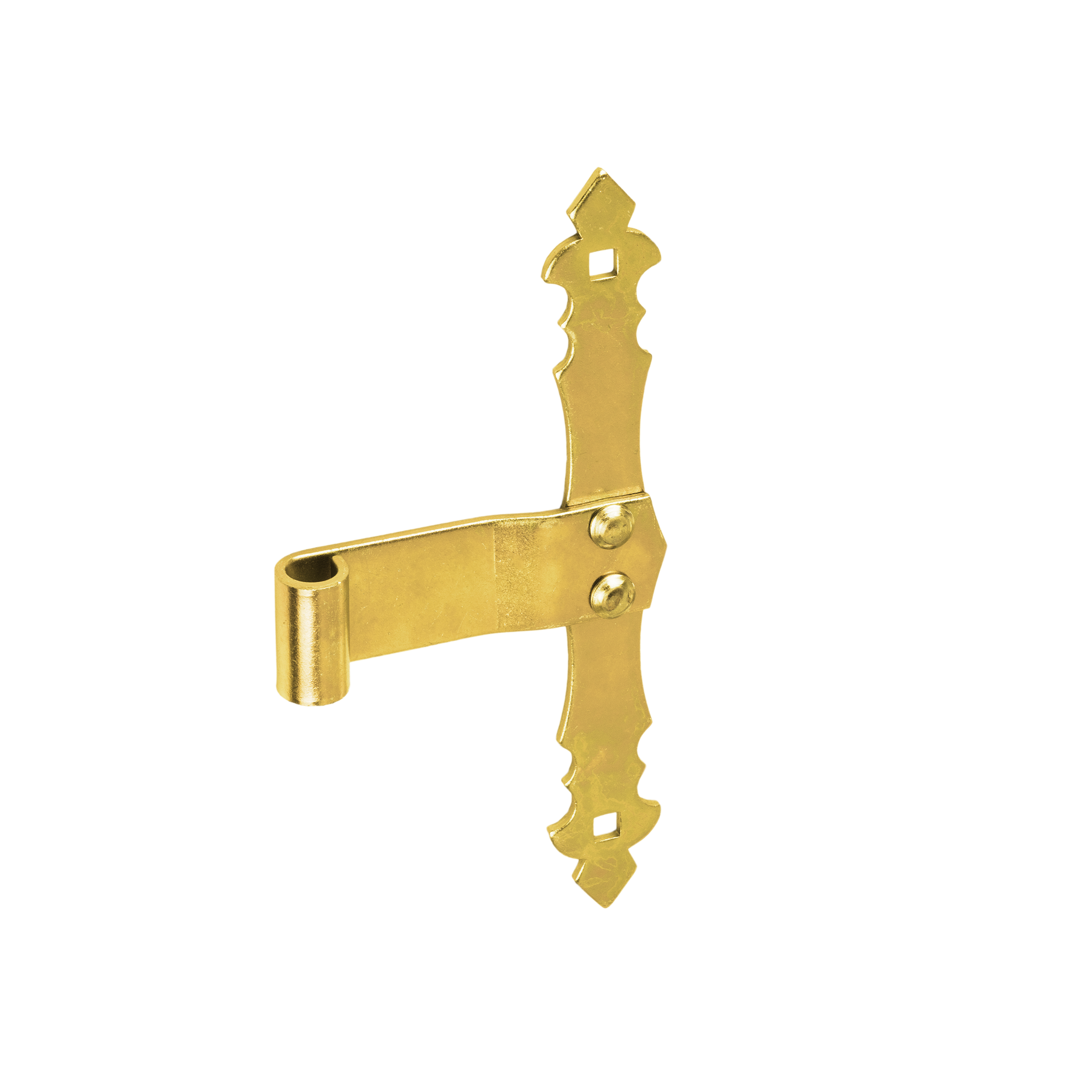 Zierrahmenband für Fensterläden - ZRO | verzinkt | 200 mm | fi 10 mm Zierrahmenscharnier für Fensterläden ZRO 200/10, 100 mm, Gold, 10 mm, 200x100x3,0 mm 2.