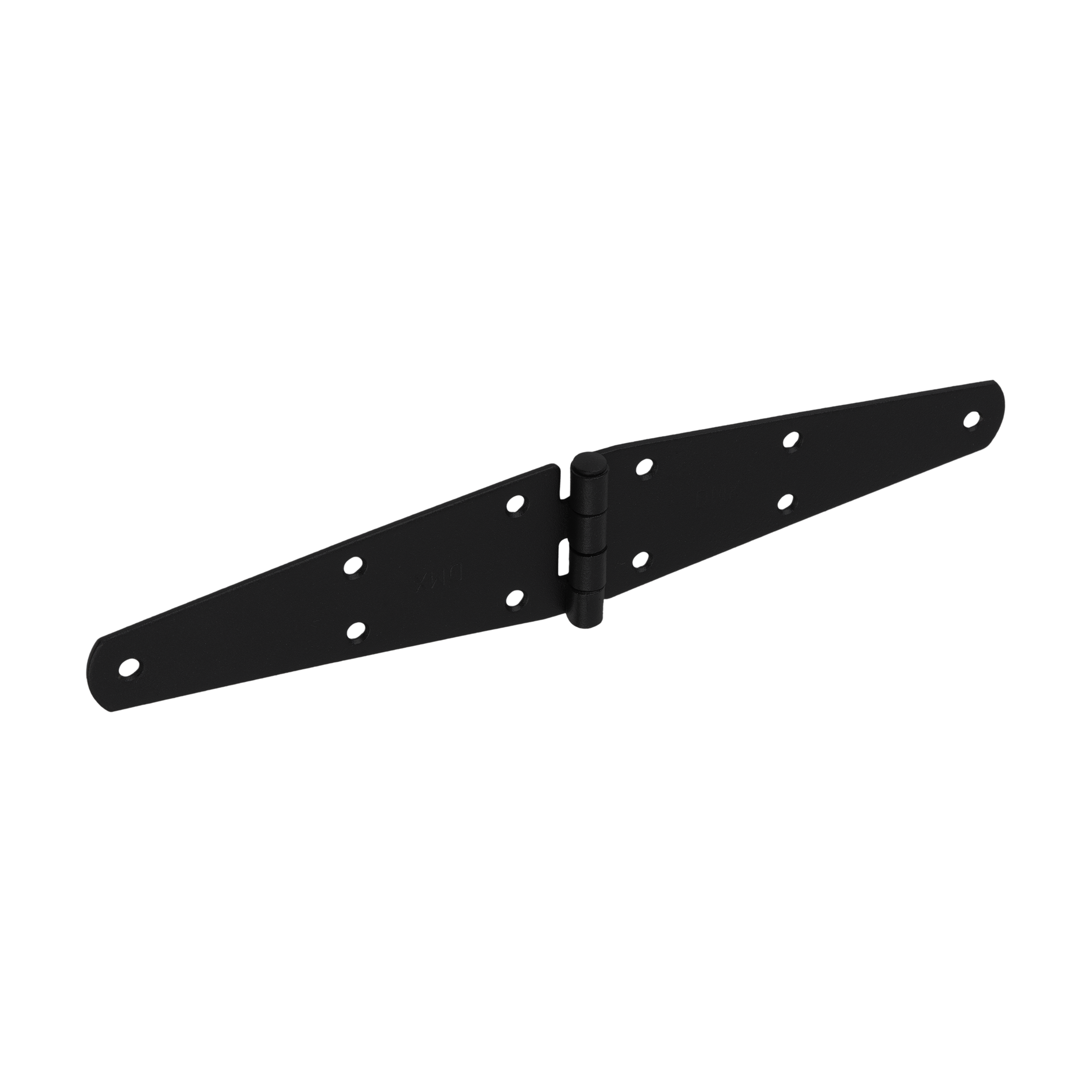 Dreiecksscharnier - ZTS | schwarz | 200 mm Flaches Dreiecksbandscharnier fĂŒr TĂŒren und FensterlĂ€den ZTS 200, 200 mm, schwarz, 40 mm, 200x40x2,0 mm.