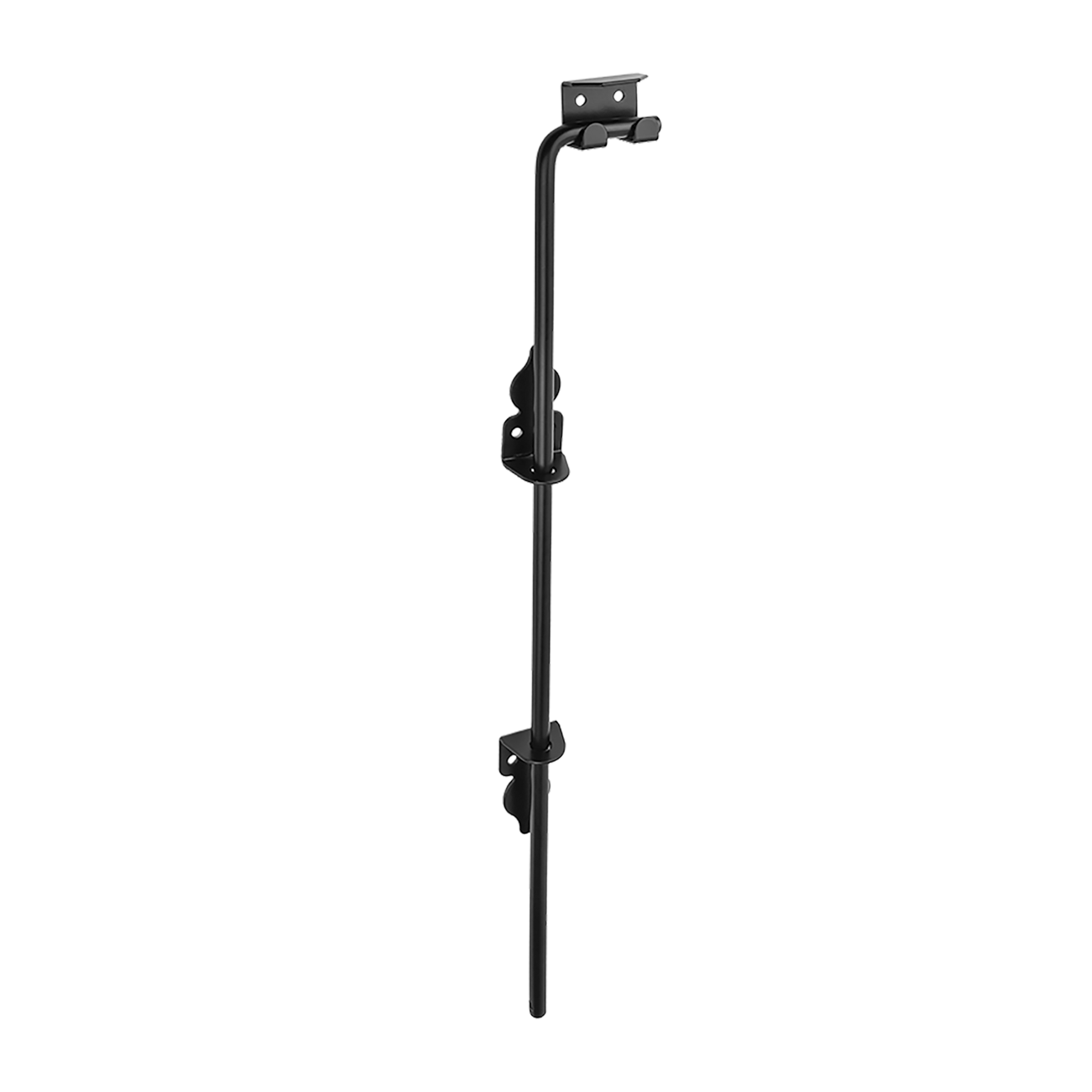 Runder Torriegel für Tor Bolzenriegel - WOT | schwarz | 600 mm Runder Riegel für das WOT-Tor, schwarz, 600 mm, 600 x 41 x 2,5 mm, DC01-Baustahl.