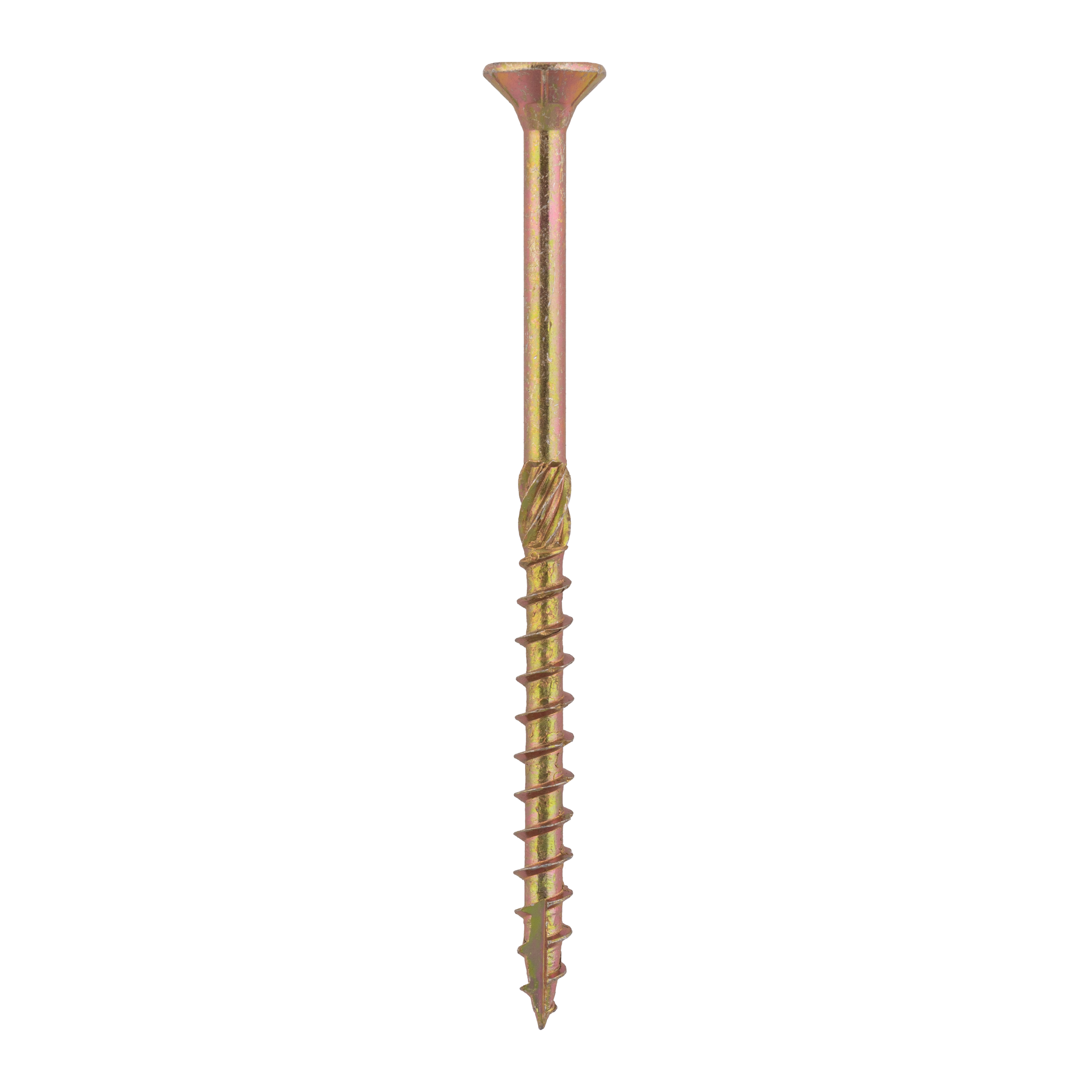 Holzschrauben Senkkopf TORX Teilgewinde - CS | 5 x 80 mm | gelb verzinkt | 200 Stk. Konische Zimmermannsschrauben TORX CS fĂŒr Holz, 5x80 mm, Gold, 200 Stk., 5x80 mm.