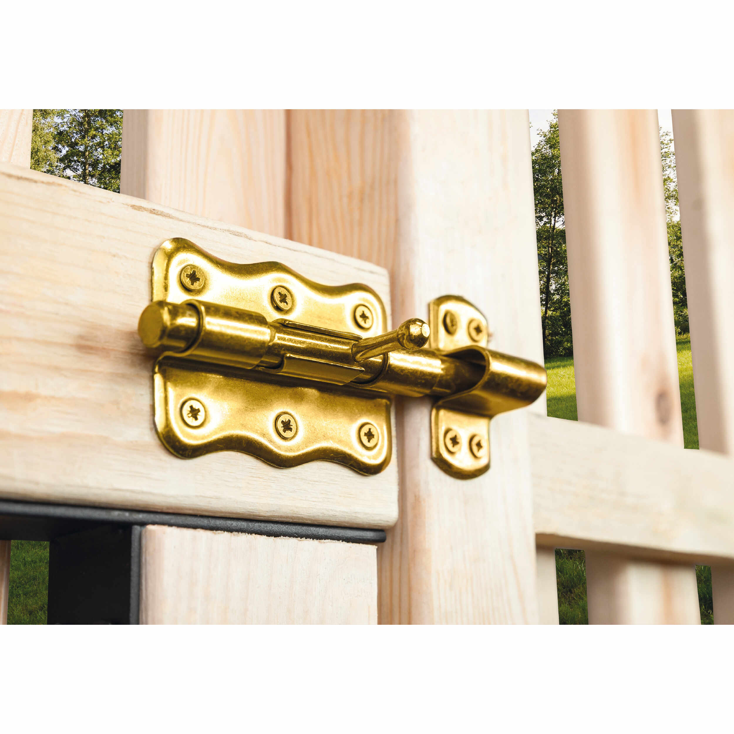 Zasuwka zamknięcie z ryglem okrągłym do furtek - WRO | Srebrny | 120 mm Zasuwka zamknięcie z ryglem okrągłym do furtek - WRO | Srebrny | 120 mm