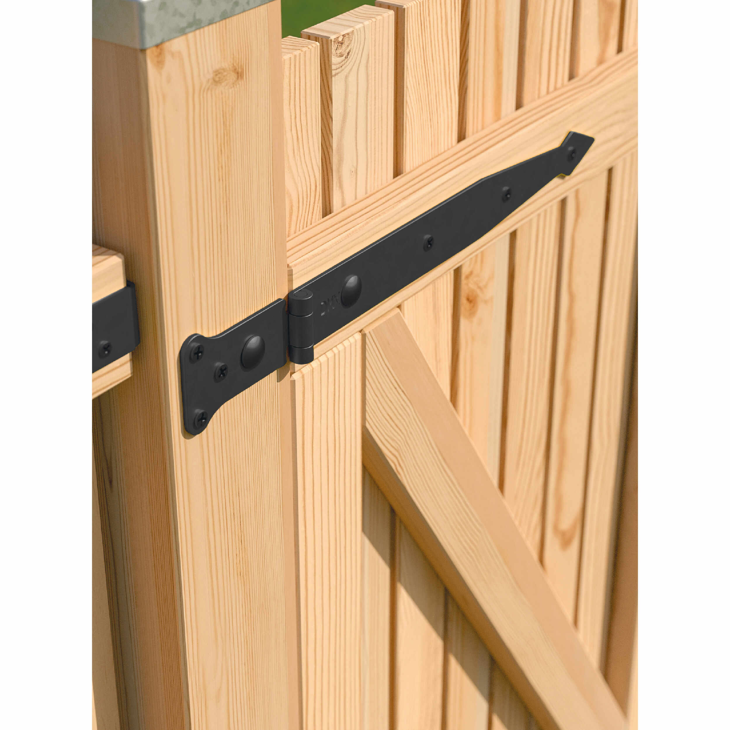 Zawias bramowy pasowy do bramy furtki okiennic - ZBP 250 | 250 mm | Złoty Zawias bramowy pasowy do bramy furtki okiennic - ZBP 250 | 250 mm | Złoty