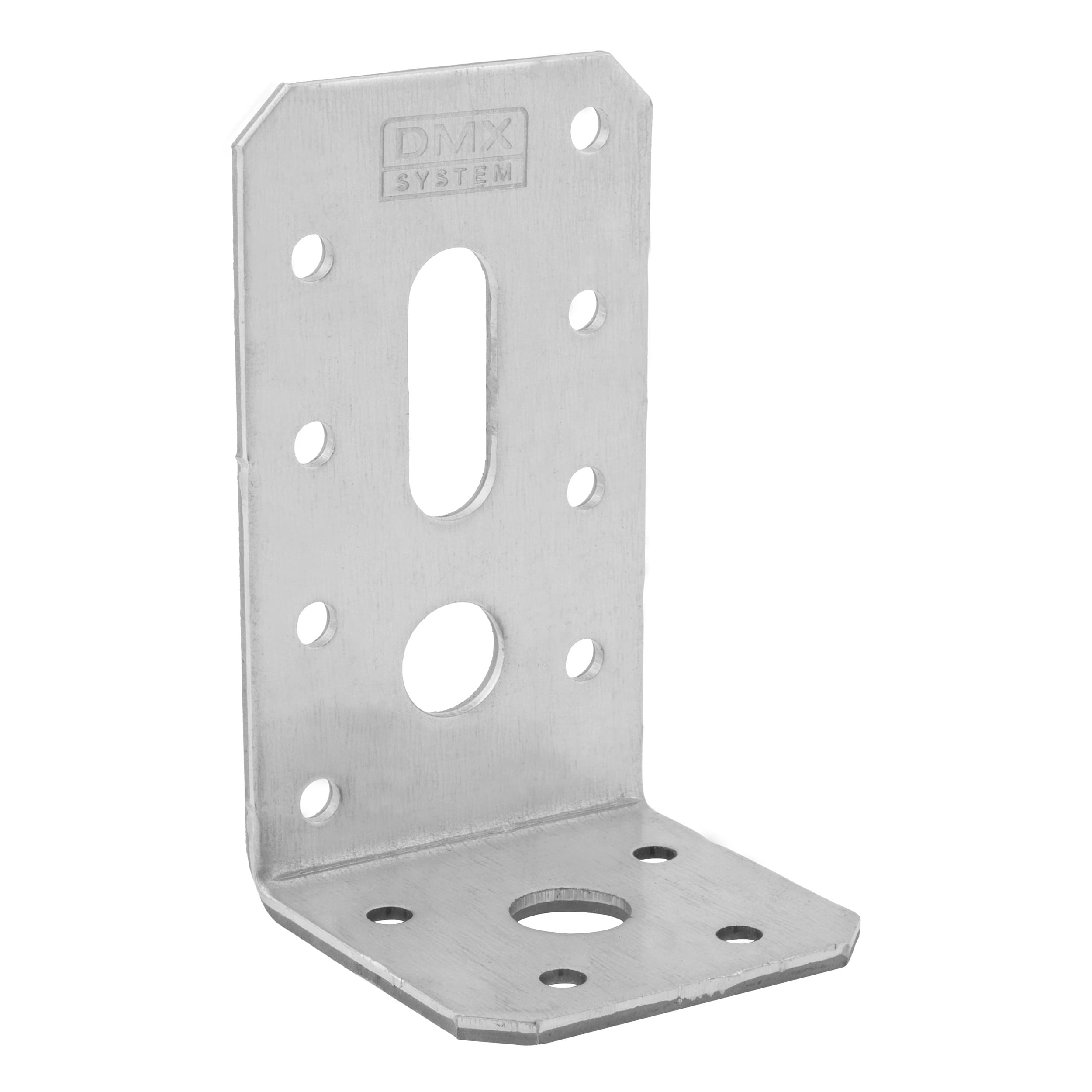 Universal-Verstellwinkel Stahl verstellbar Montagewinkel Holzverbinder feuerverzinkt - KR 5 | 90x50x50 mm | 3 mm Universeller Stahlwinkel mit Verstellung KR 5, 90x50x50 mm, 3 mm, 90x50x50x3 mm, DX51D Baustahl, Silber 2.