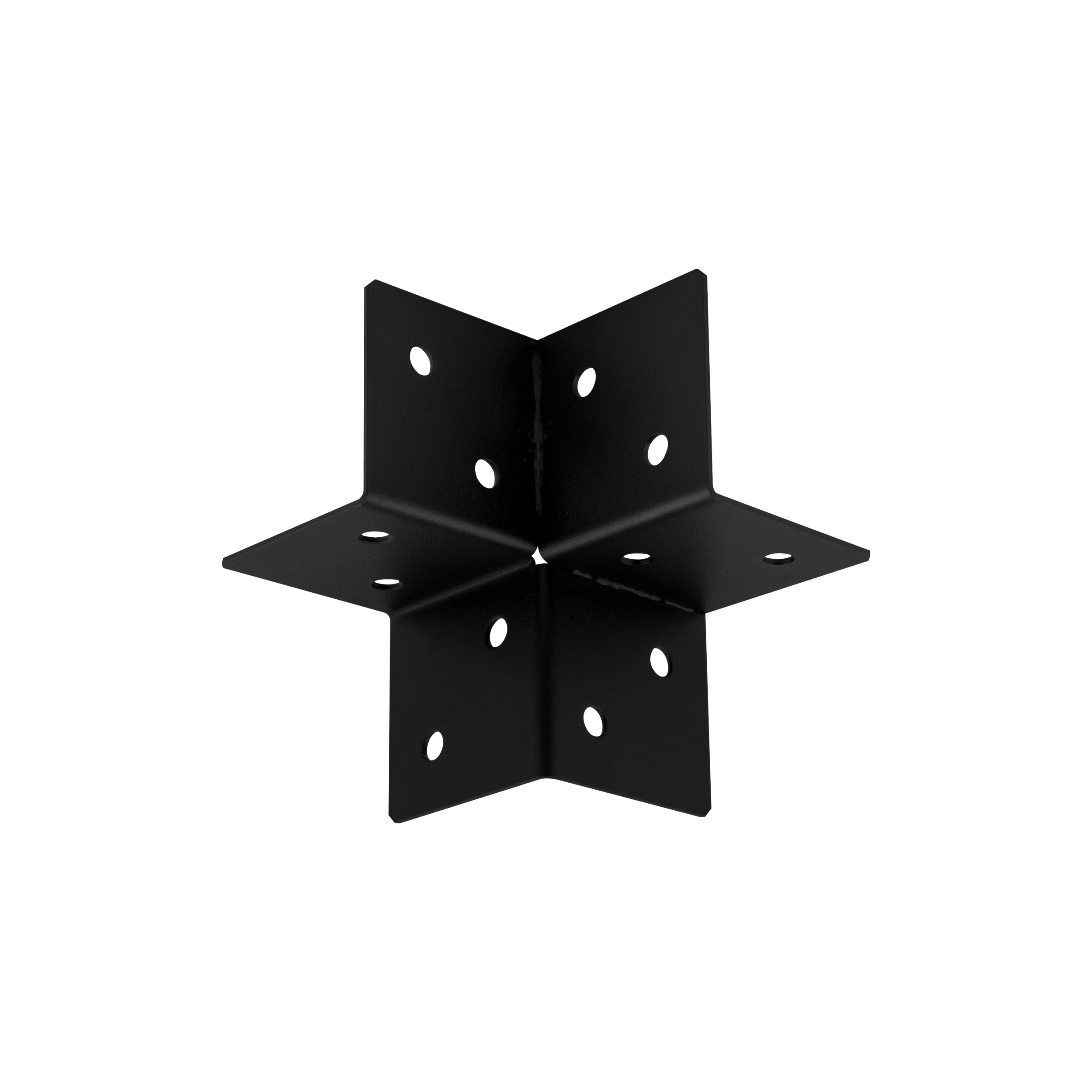 Łącznik belki kwadratowej narożny do pergoli ciesielski - GPLN 85 | 170x85 mm | czarny