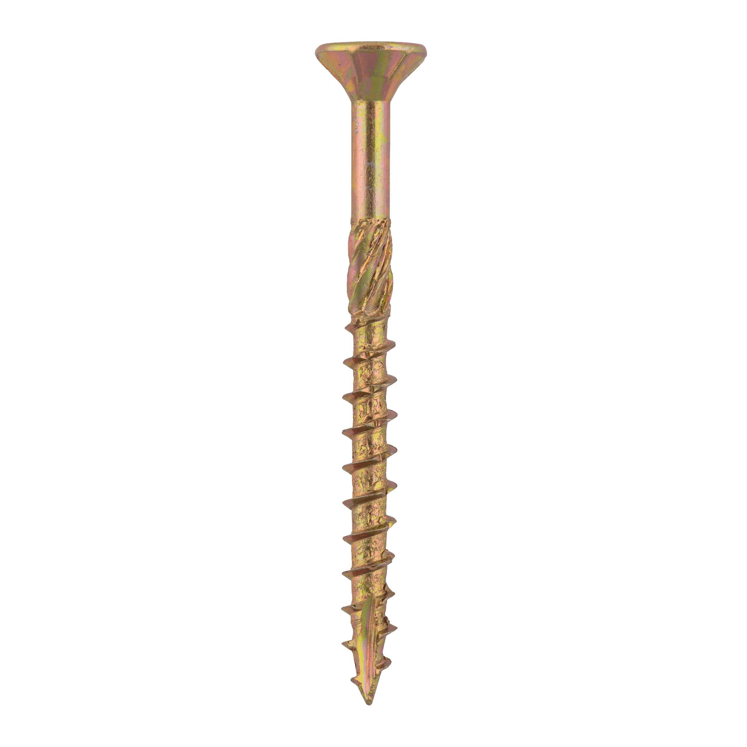 Holzschrauben Senkkopf TORX Teilgewinde - CS | 5 x 60 mm | gelb verzinkt | 200 Stk. TORX CS konische Zimmermannsschrauben fĂŒr Holz, 5x60 mm, Gold, 200 Stk., 5x60 mm.