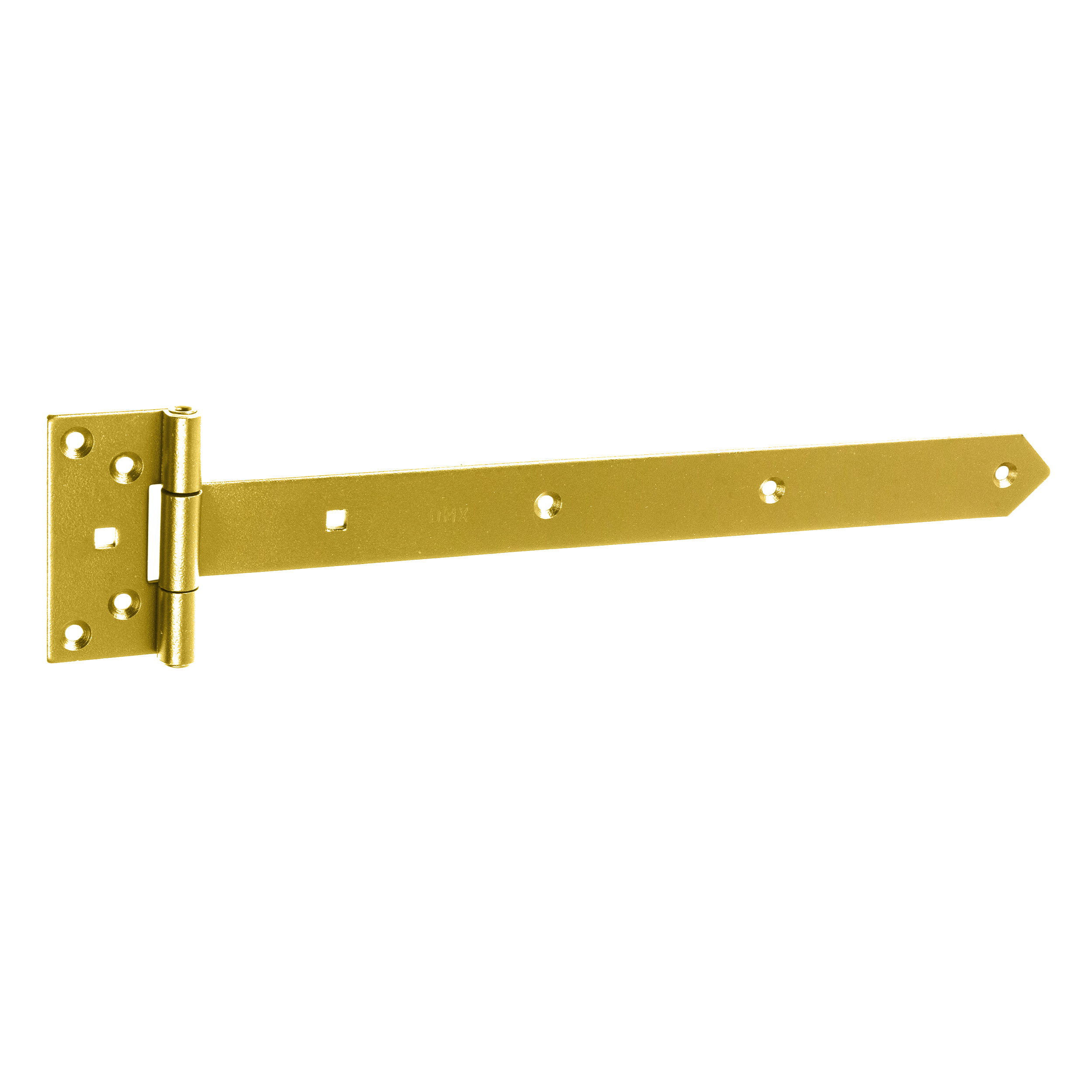 Torband Schwerlast Scharnier - ZB | verzinkt | 350 mm Torscharnier für Rollladentor ZB 350, 350 mm, gold, 350x45x90x3,0 mm.