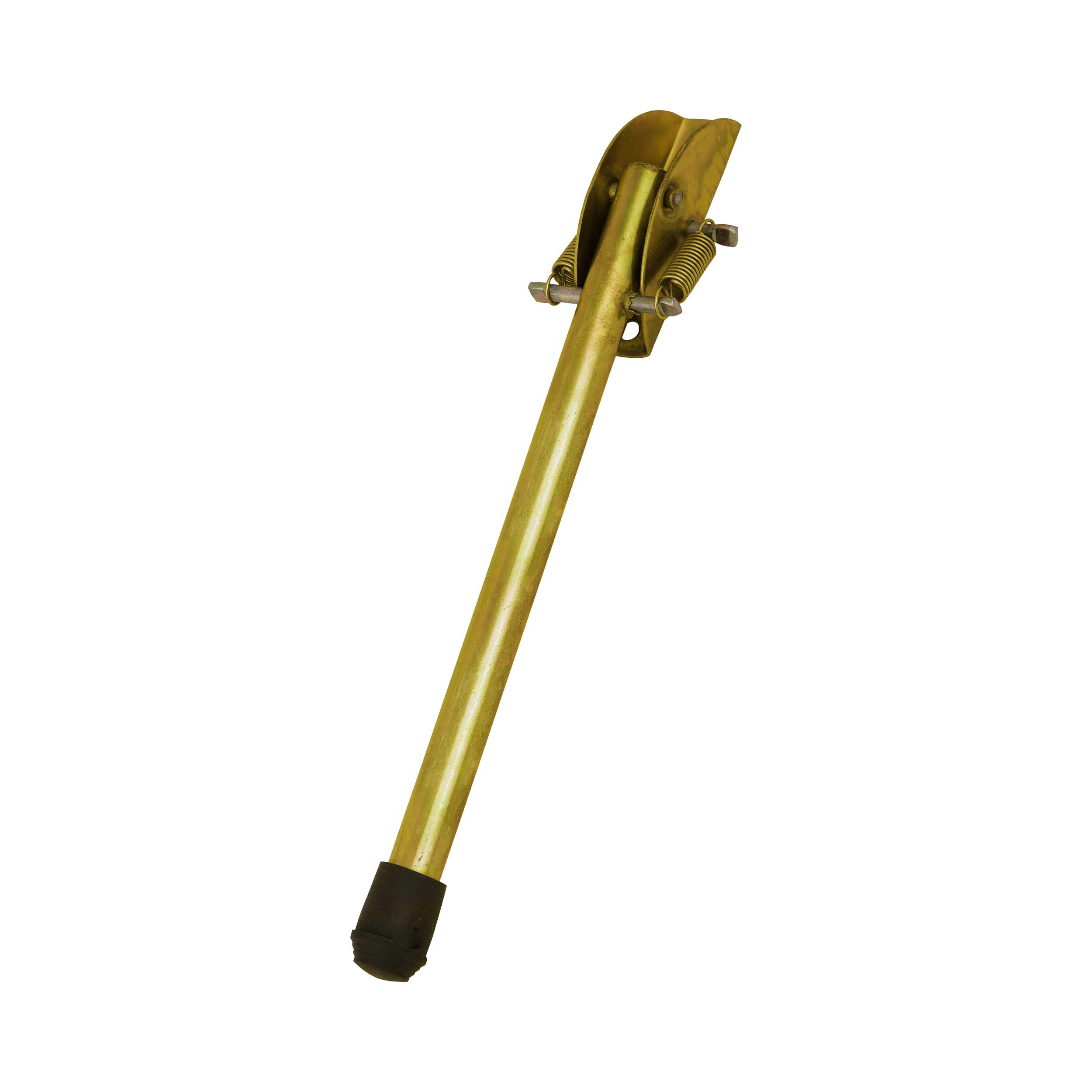 Bodenschieber Türfeststeller Torstopper Garagentorfeststeller - ST | verzinkt Garagentorfuß für ST-Tore, Gold, 250x14 mm, DC01-Baustahl.