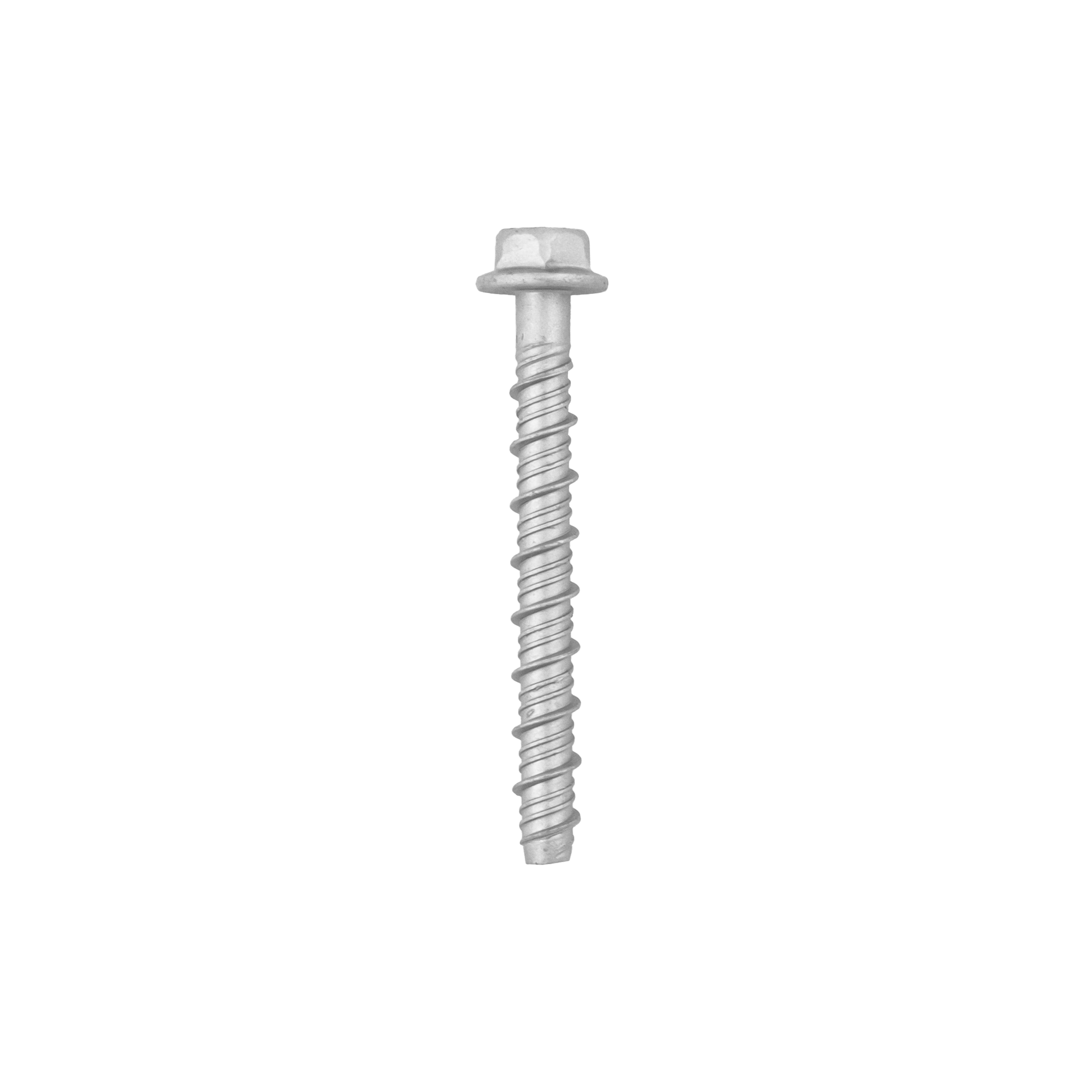 Betonschrauben Sechskantkopf Zinklamelle - PBW | 7,5 x 60 mm | verzinkt | 50 Stk. Betonschrauben mit Sechskantkopf PBW, 7,5x60 mm, silber, 50 Stk., 5x60 mm, gehÀrteter Kohlenstoffstahl.