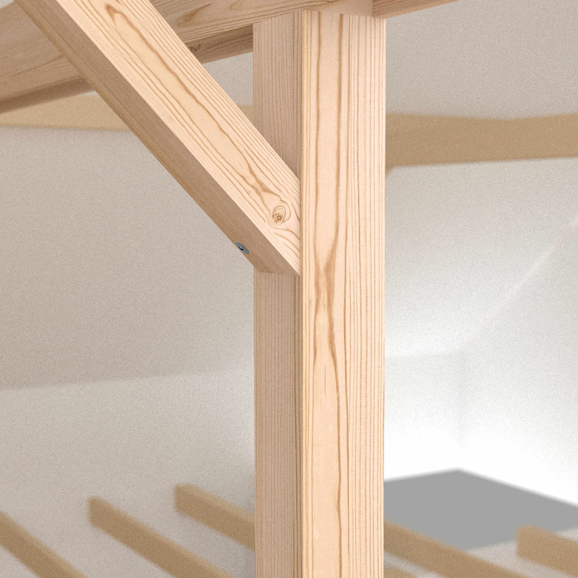 Wkręty z pełnym gwintem konstrukcyjne z łbem stożkwym TORX - CPS | 10 x 360 mm | Srebrny | 50 szt