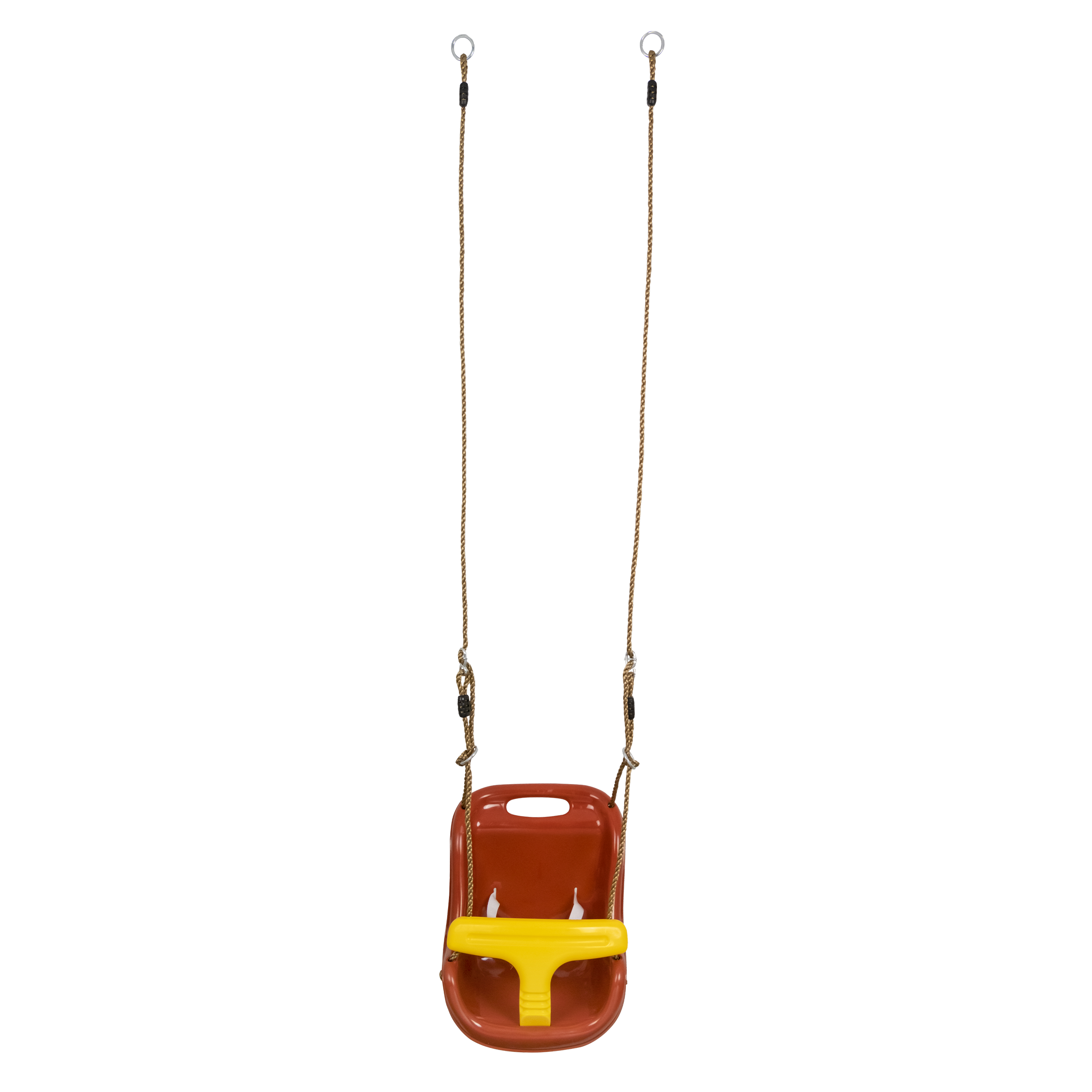 Schaukelsitz Kübelsitz für Kinder - GHS 5 | rot-gelb Sitz für Babyschaukel GHS 5, rot und gelb, PE-Material, 240 mm 2.