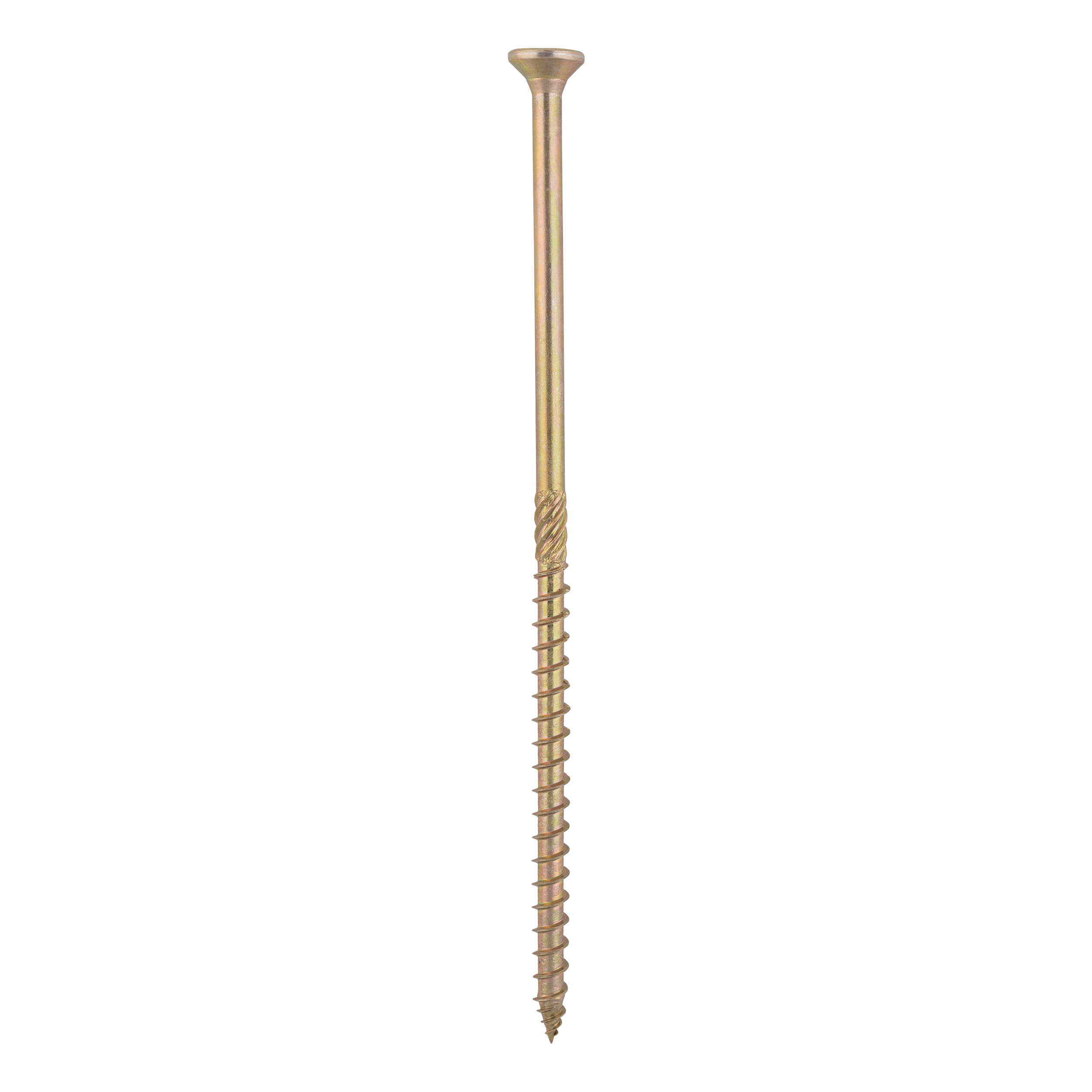 Holzbauschrauben Senkkopf TORX Teilgewinde - CS | 8 x 200 mm | gelb verzinkt | 50 Stk. TORX CS konische Zimmermannsschrauben fĂŒr Holz, 8x200 mm, Gold, 50 Stk., 8x200 mm.