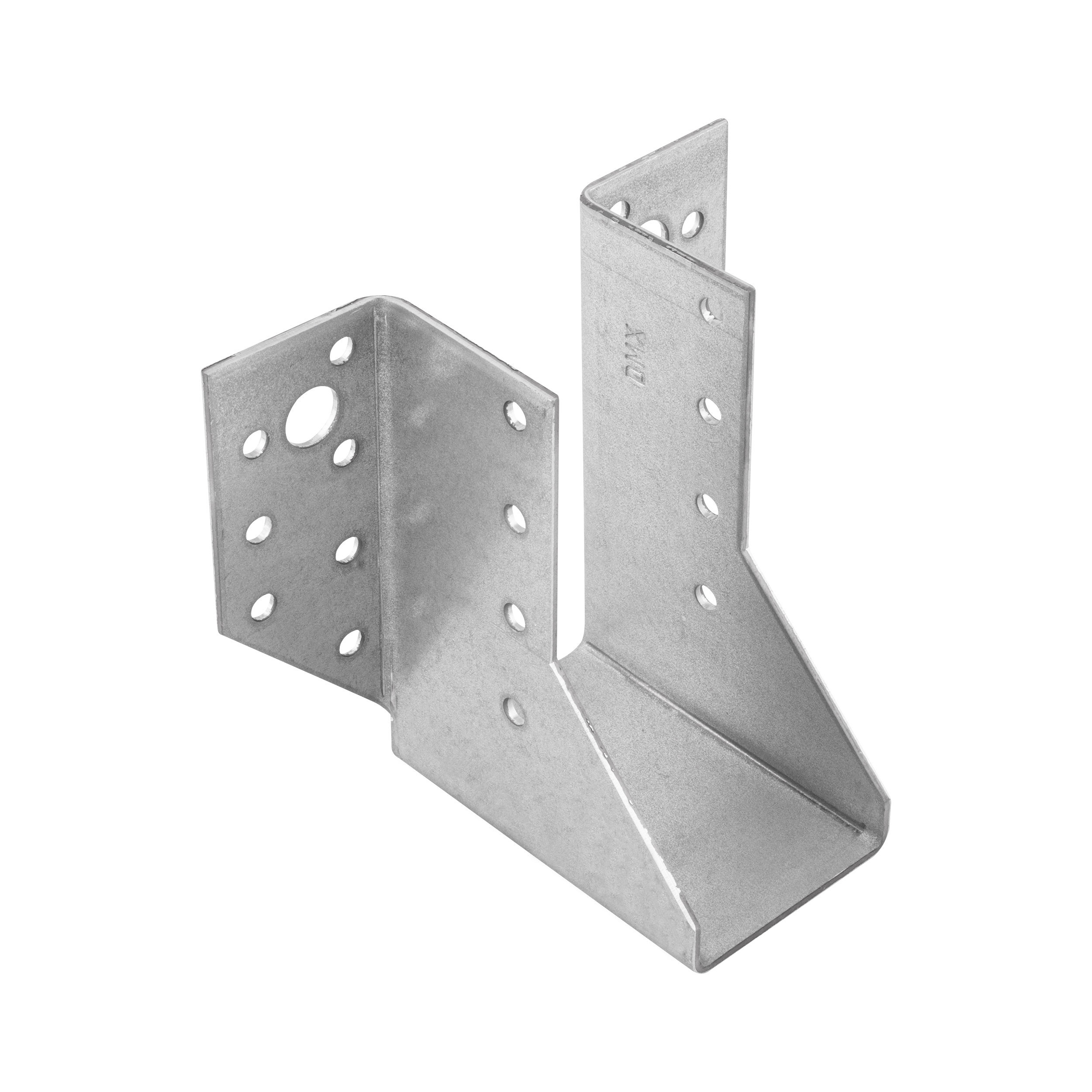 Wieszak belki uchwyt belki drewnianej - WB 49 | 45x97x75 mm | Srebrny