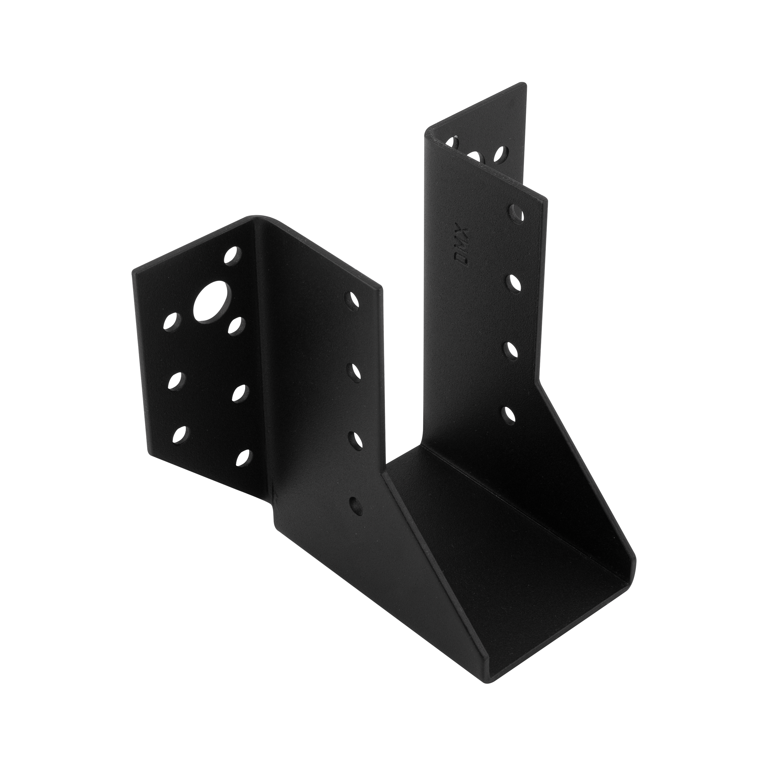 Wieszak belki uchwyt belki drewnianej - WB 52 C | 48x96x75 mm | Czarny