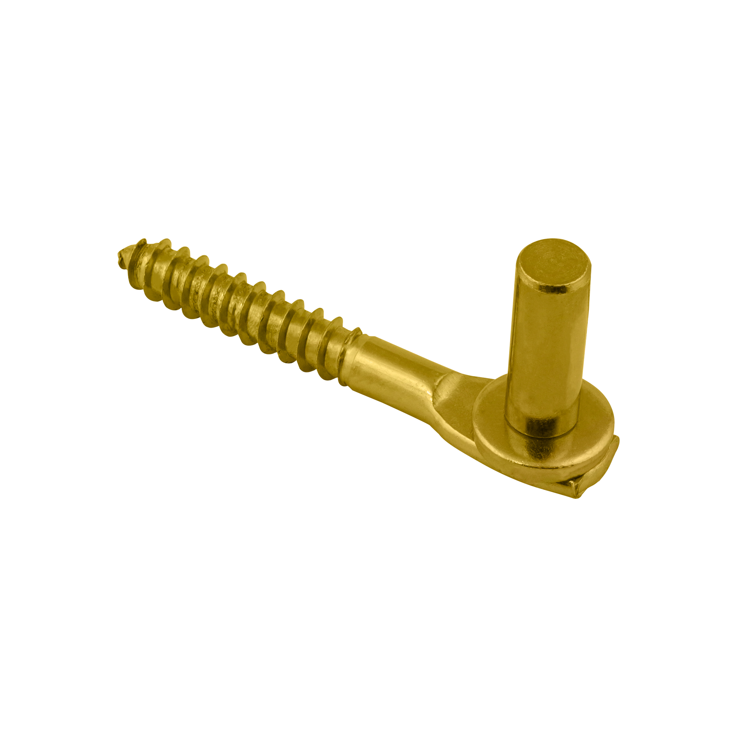 Einschraubkloben für Torbänder - CW | verzinkt | fi 13 mm Einschraubbarer Zapfengriff für Torbänder CW 13/106, 106 mm, gold, 13 mm, 106x48 mm.