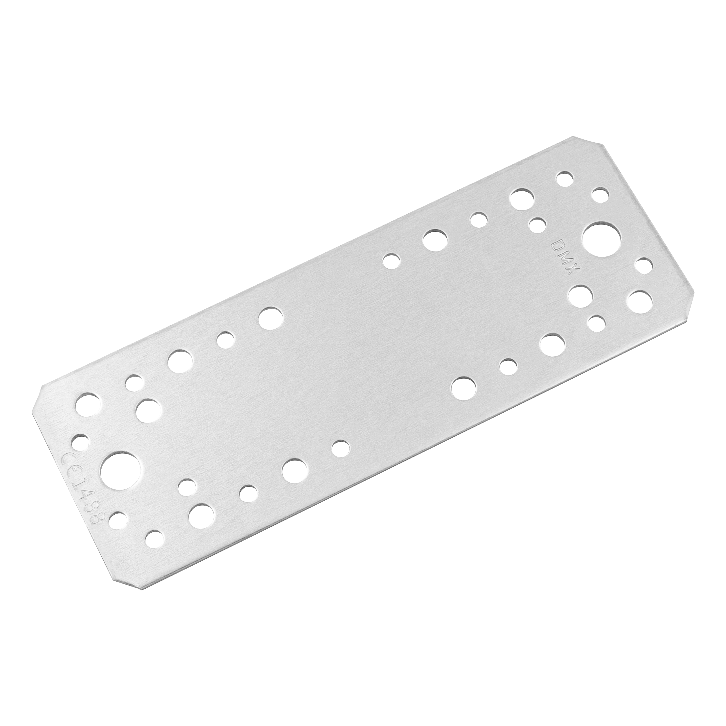Flachverbinder Lochplatte Verbindungsblech Holzverbinder feuerverzinkt - LP 5 | 180x65 mm | 2,5 mm Flachverbinder Flachstange LP 5, 180x65 mm, 2,5 mm, 180x65x2,5 mm, DX51D Baustahl, silber, im Elementset enthalten.