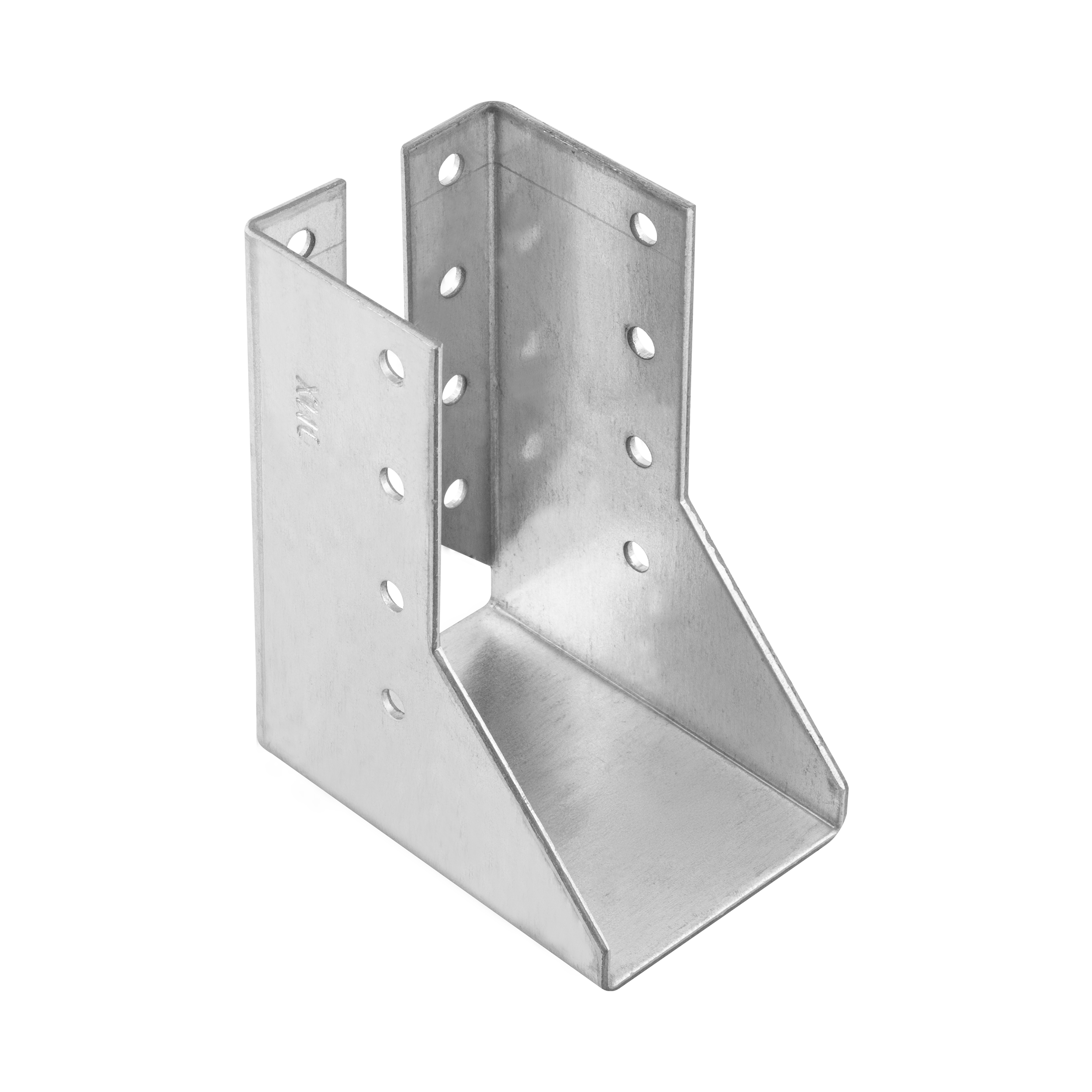 Wieszak belki uchwyt belki drewnianej zagięty - WBZ 52 | 48x96x75 mm | Srebrny Wieszak belki uchwyt belki drewnianej zagięty - WBZ 52 | 48x96x75 mm | Srebrny