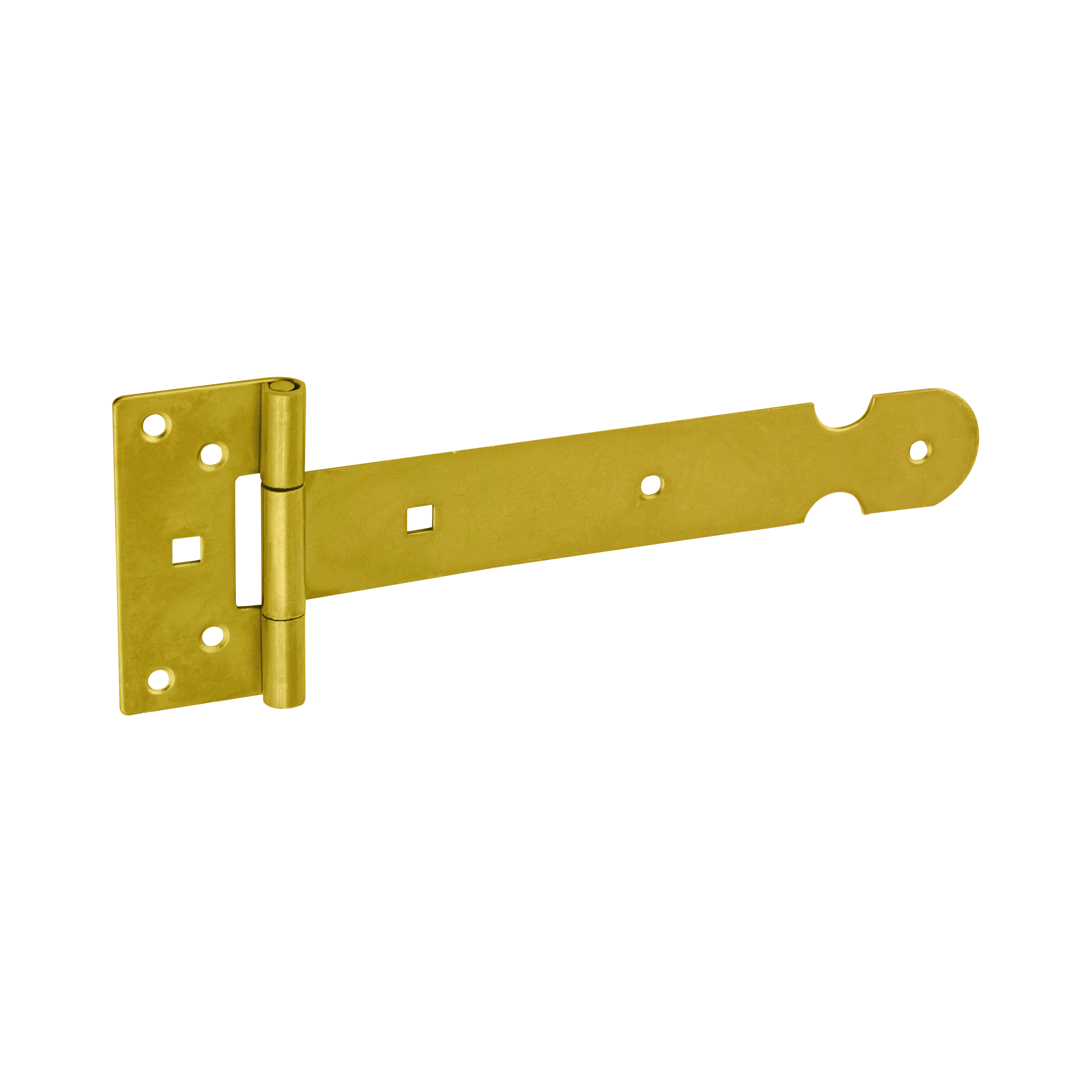 Gartentorband leicht Scharnier - ZBL | verzinkt | 200 mm Leichtes Torscharnier für ZBL 200, 200 mm Rolltor, gold, 84 mm, 200x38x2,0 mm.