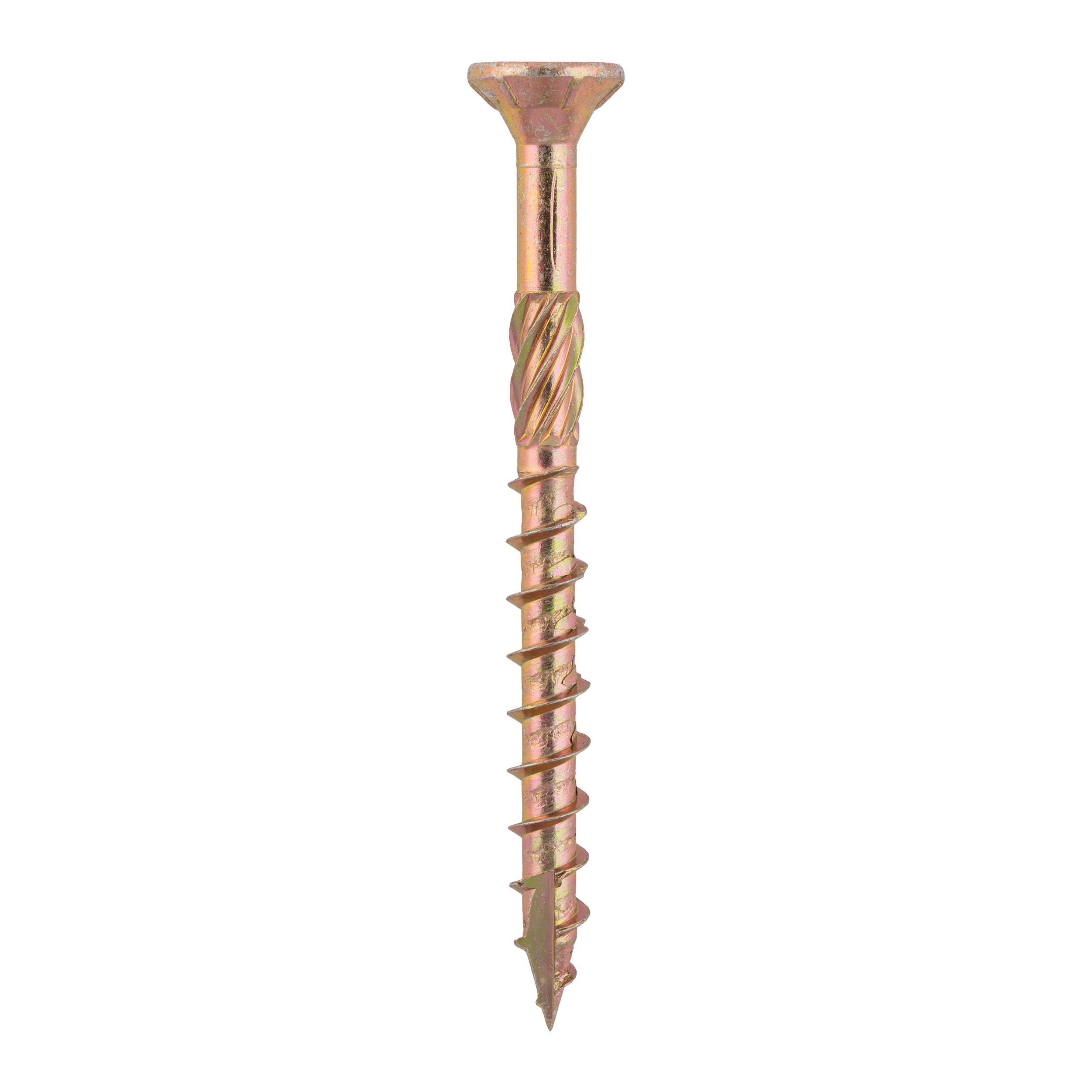 Holzschrauben Senkkopf TORX Teilgewinde - CS | 6 x 70 mm | gelb verzinkt | 200 Stk. TORX CS konische Zimmermannsschrauben fĂŒr Holz, 6x70 mm, Gold, 200 Stk., 6x70 mm.