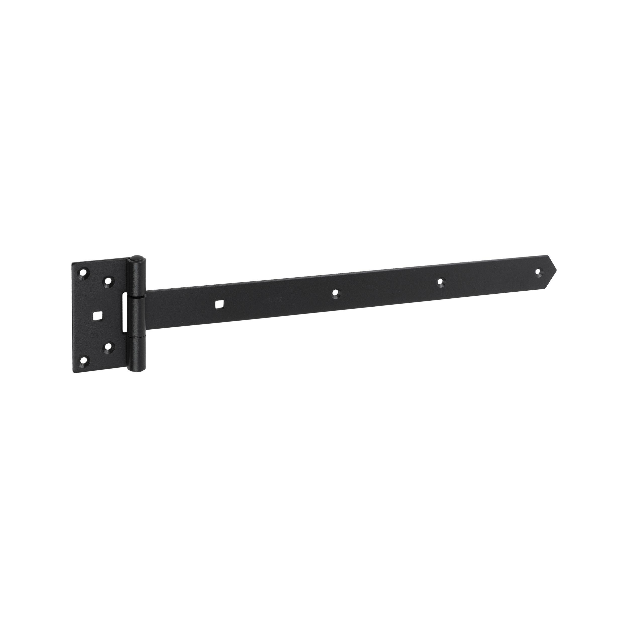 Torband Schwerlast lang Scharnier - ZBW | schwarz | 500 mm Langes Torscharnier fĂŒr Rollladentor ZBW 500, 500 mm, schwarz, 500x65x110x4,0 mm, DC01-Baustahl.