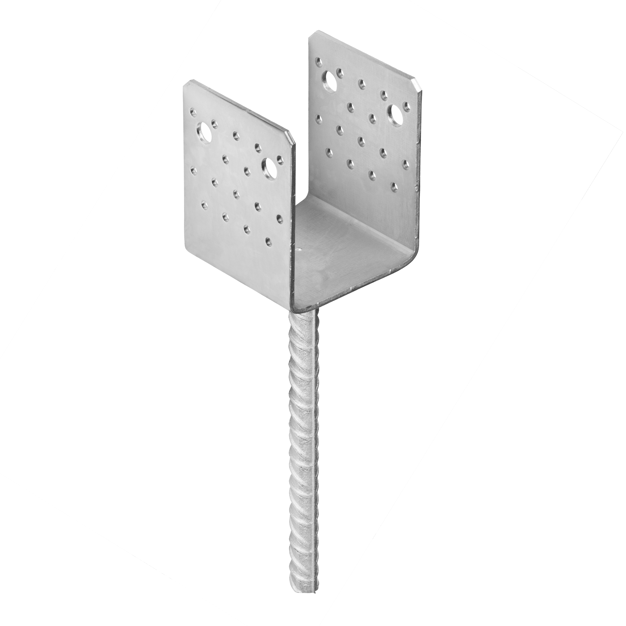 Podstawa słupa kotwa typ U szeroka wielopunktowa - PSS | 100 mm Podstawa słupa kotwa typ U szeroka wielopunktowa - PSS | 100 mm