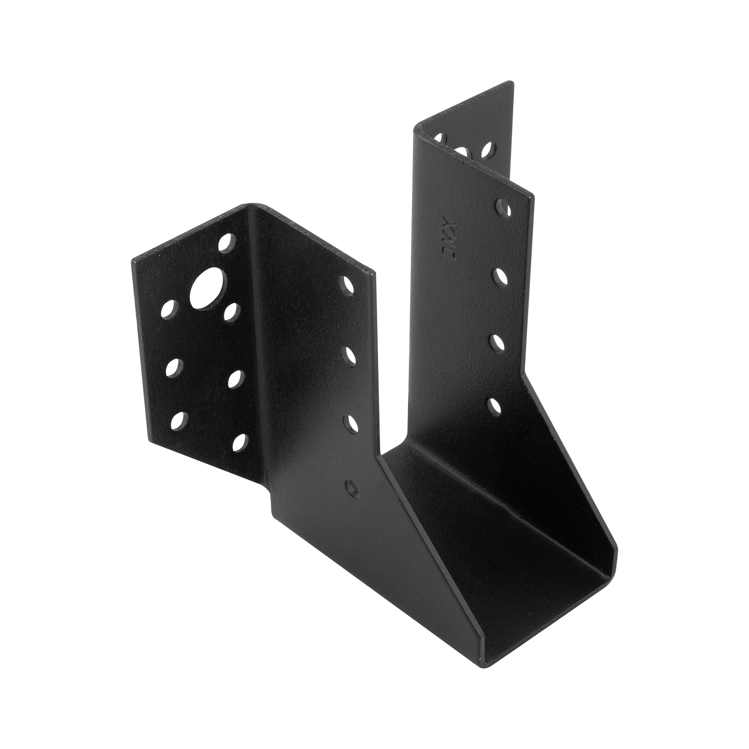 Balkenschuh Balkenträger Trägerschuh Holzverbinder - WB 49 C | 45x97x75 mm | Schwarz Balkenaufhänger Holzbalkenhalter WB 49 C, 45x97x75 mm, schwarz, 45x97x75x2,0 mm, DX51D Baustahl.