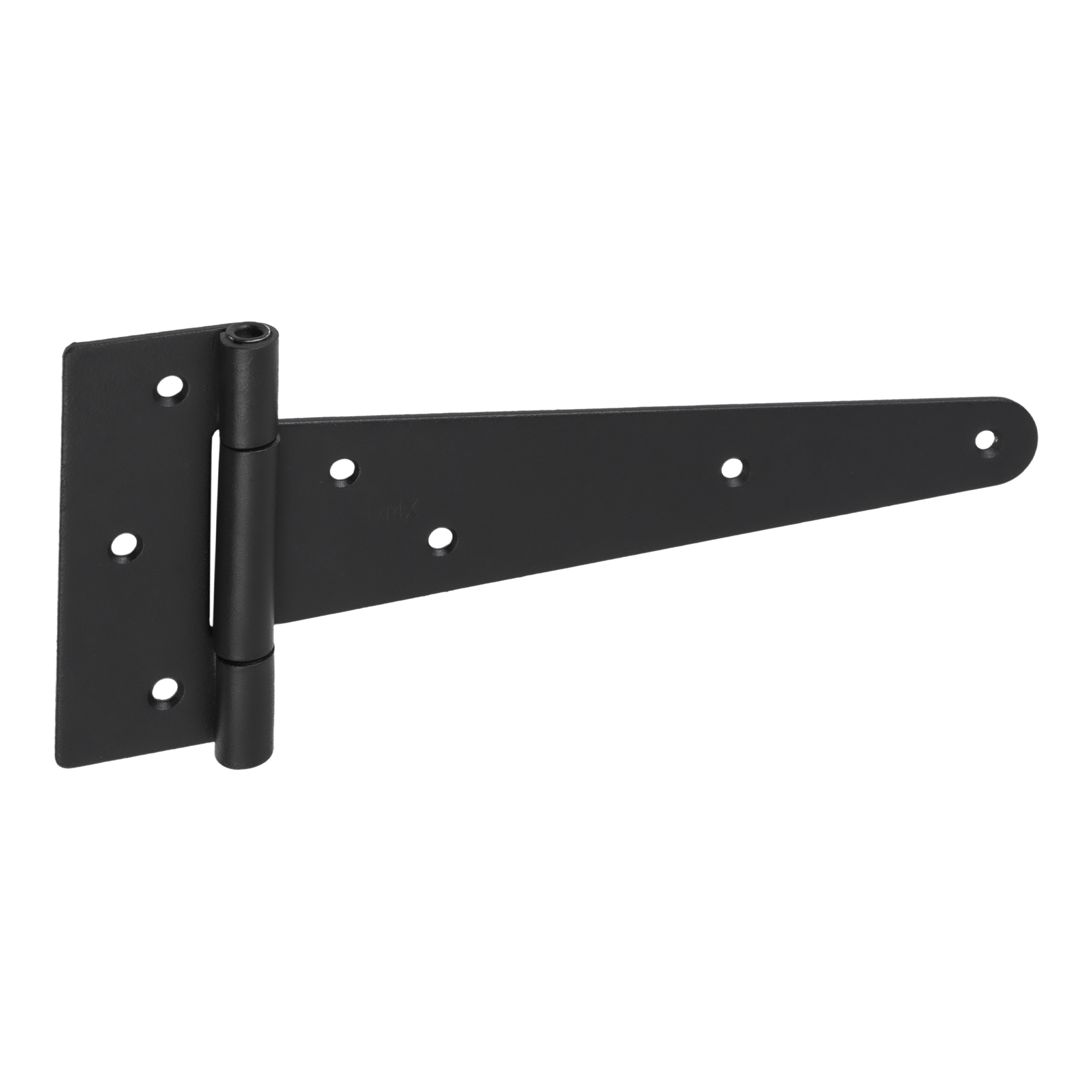 Dreiecksscharnier T-Scharnier Gartentor - ZT | schwarz | 200 mm Dreiecksscharnier fĂŒr ZT 200 Rollladentor, 200 mm, schwarz, 200x50x110x2,5 mm, DC01-Baustahl.