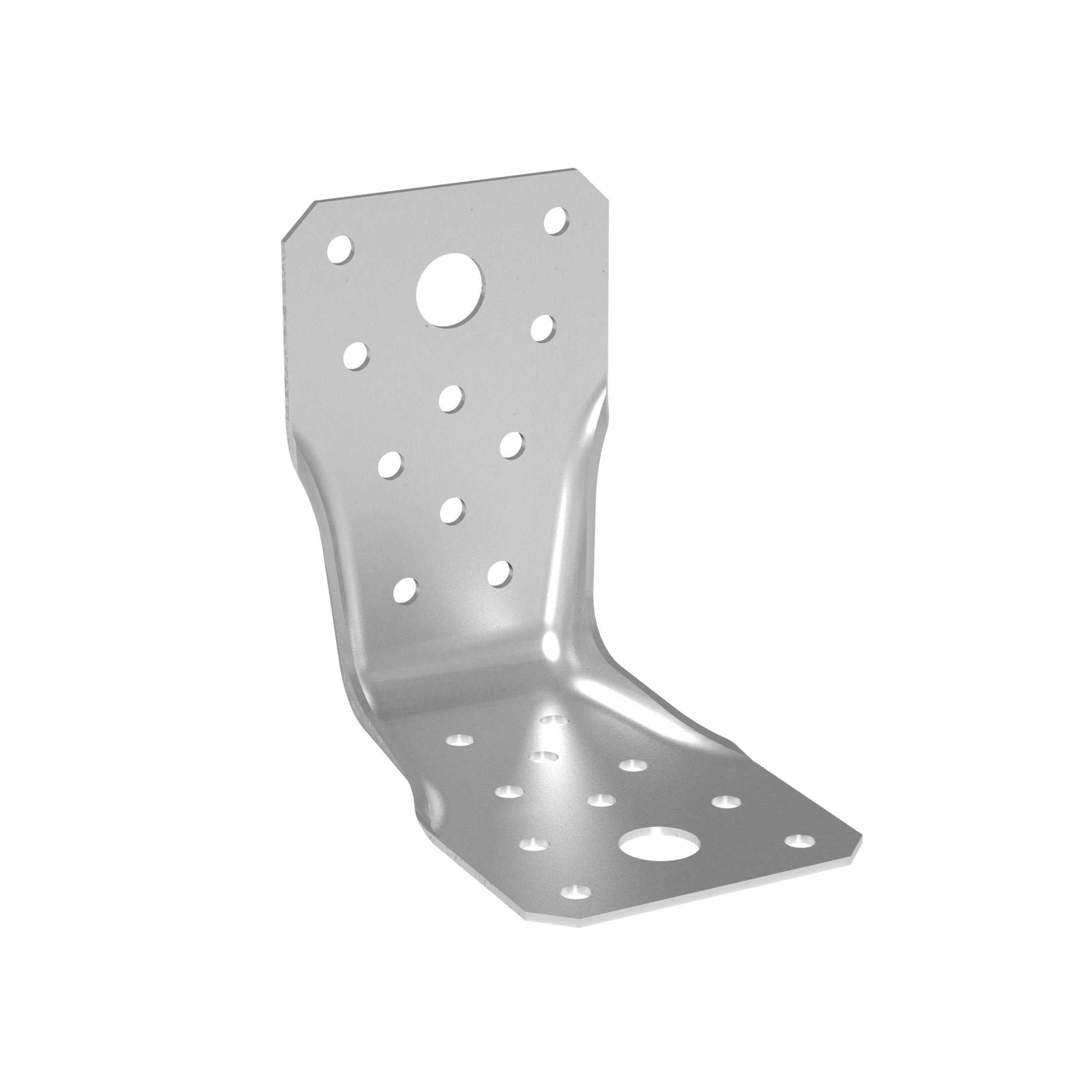 Kątownik ciesielski wzmocniony przetłoczony dwustronnie - LBS 90 | 90x90x60 mm | 1,5 mm