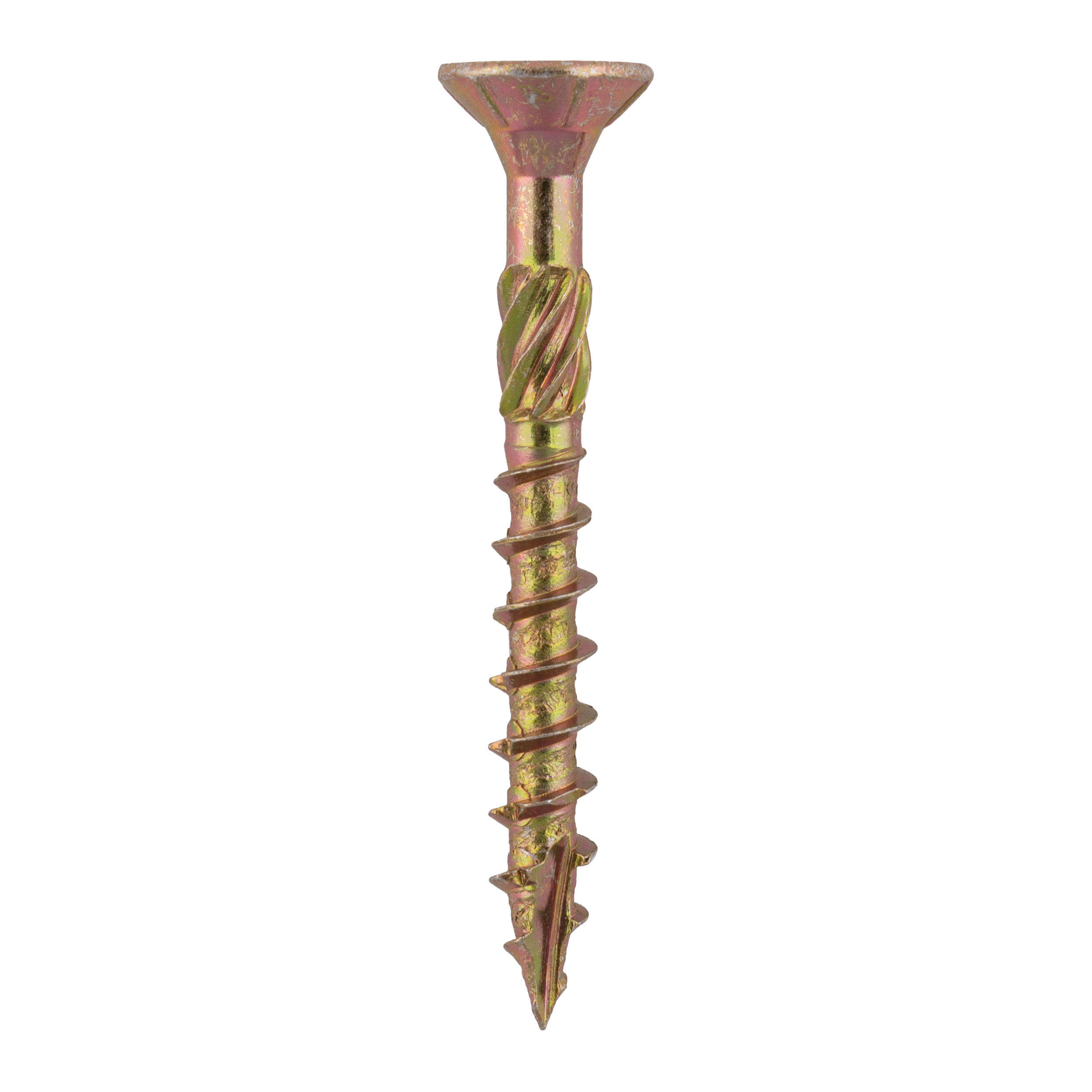Holzschrauben Senkkopf TORX Teilgewinde - CS | 5 x 45 mm | gelb verzinkt | 200 Stk. TORX CS konische Zimmermannsschrauben fĂŒr Holz, 5x45 mm, Gold, 200 Stk., 5x45 mm.