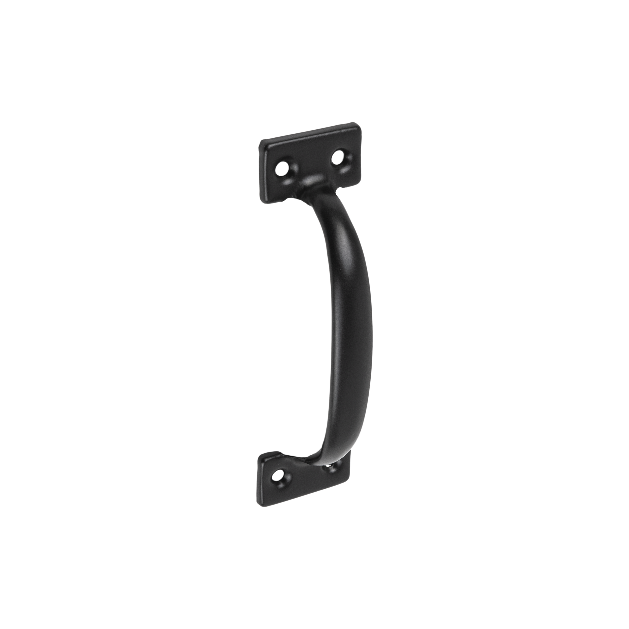 Universal-Handgriff für Tor, Gartentor und Möbel - UNB | schwarz | 145 mm Universeller Metallgriff für UNB-Möbeltor, schwarz, 145 mm, 140 x 1,3 mm, DC01-Baustahl.