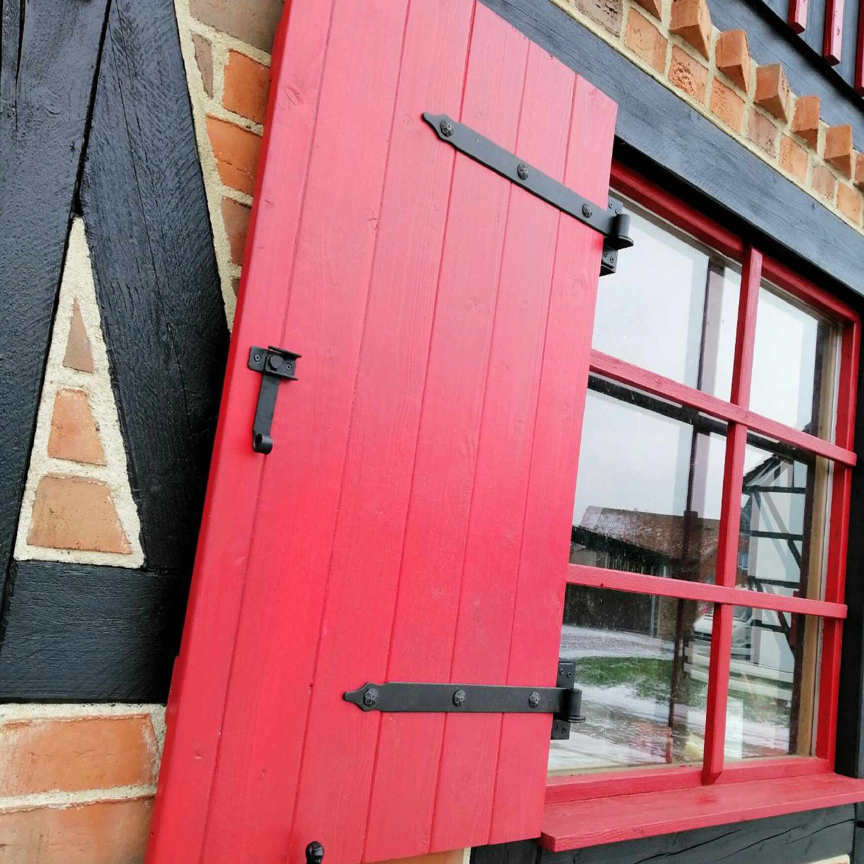 Zawias pasowy do bram - ZP 300/13 | 300 mm | Czarny | 13 mm