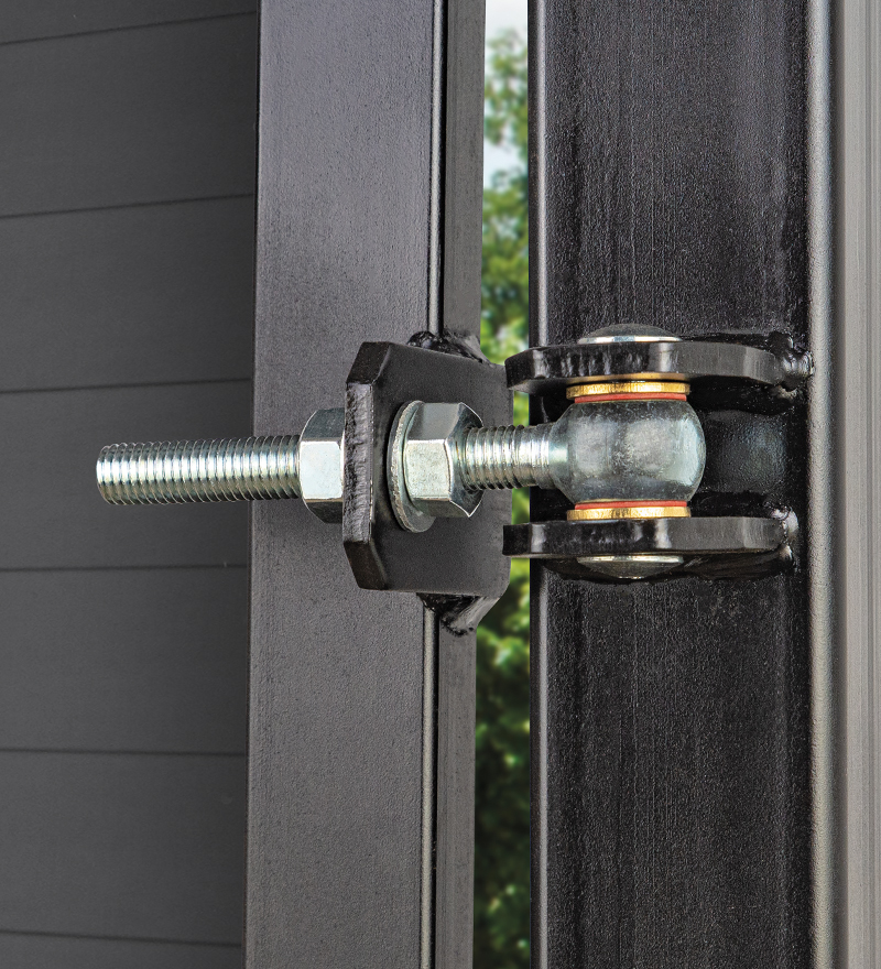 Zawiasy do furtki metalowej