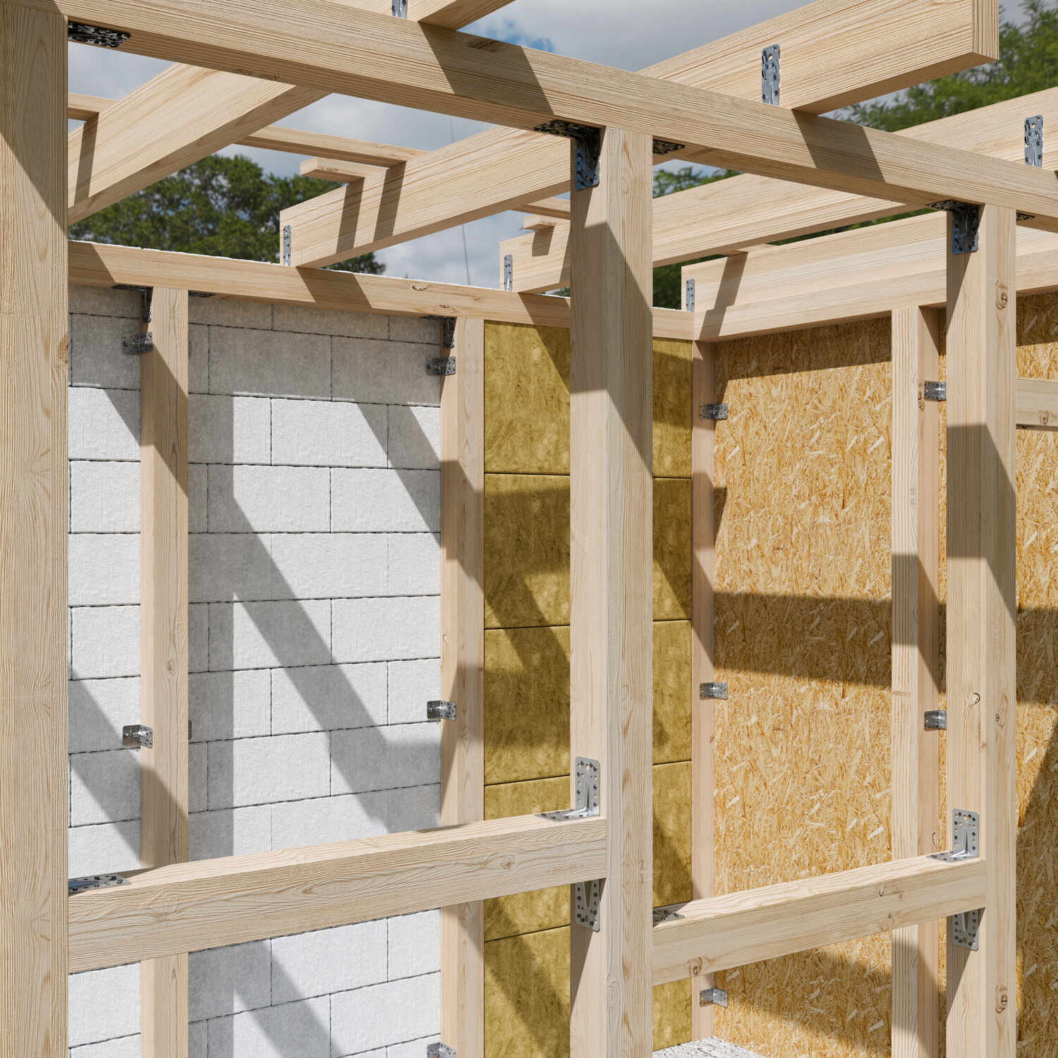 Kątownik ciesielski wzmocniony z przetłoczeniem - KP 1 | 90x90x65 mm | 2,5 mm Kątownik ciesielski wzmocniony z przetłoczeniem - KP 1 | 90x90x65 mm | 2,5 mm